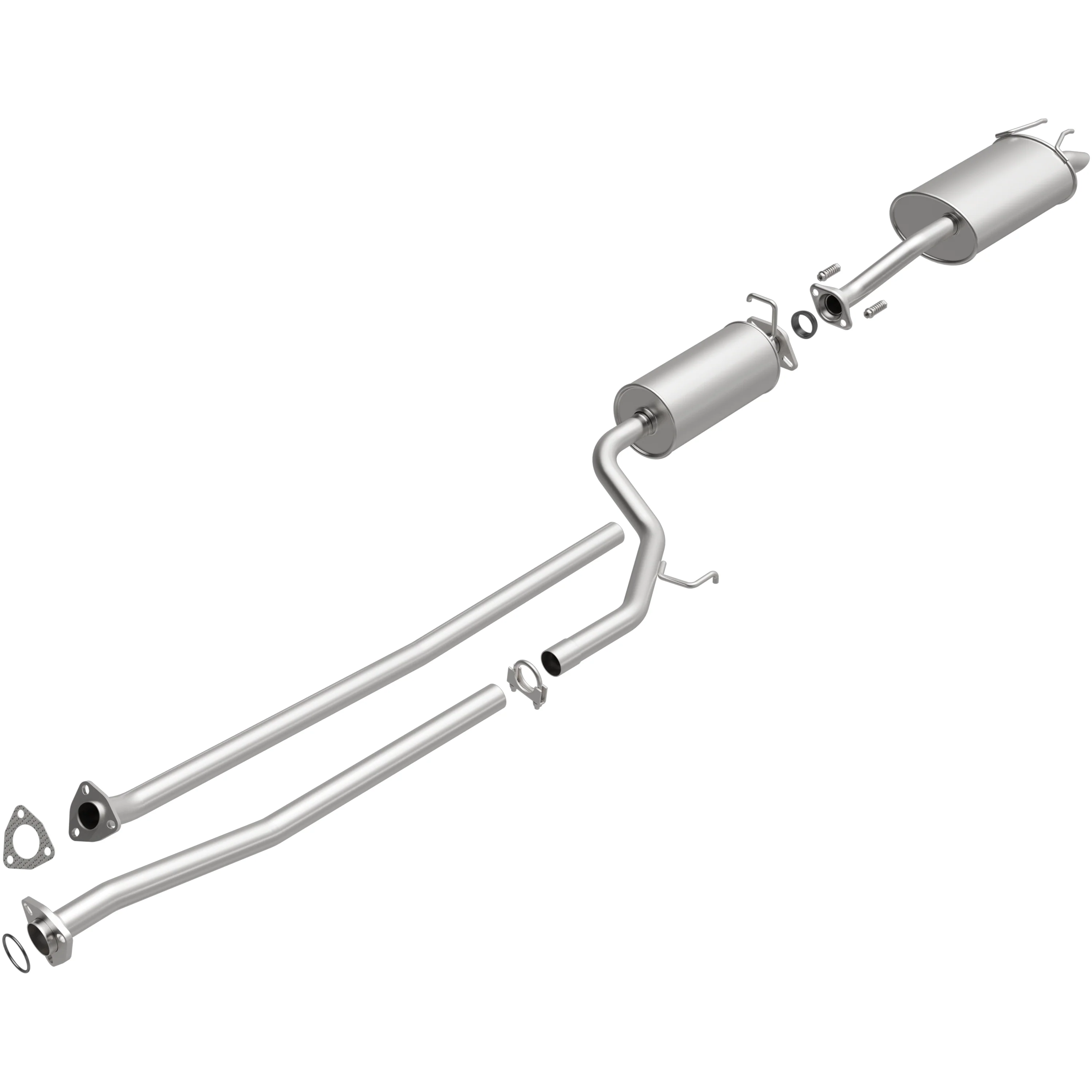 BRExhaust 2012-2015 Honda Civic 1.8L Direct-Fit Exhaust System Kit 106-0102 - Image 4