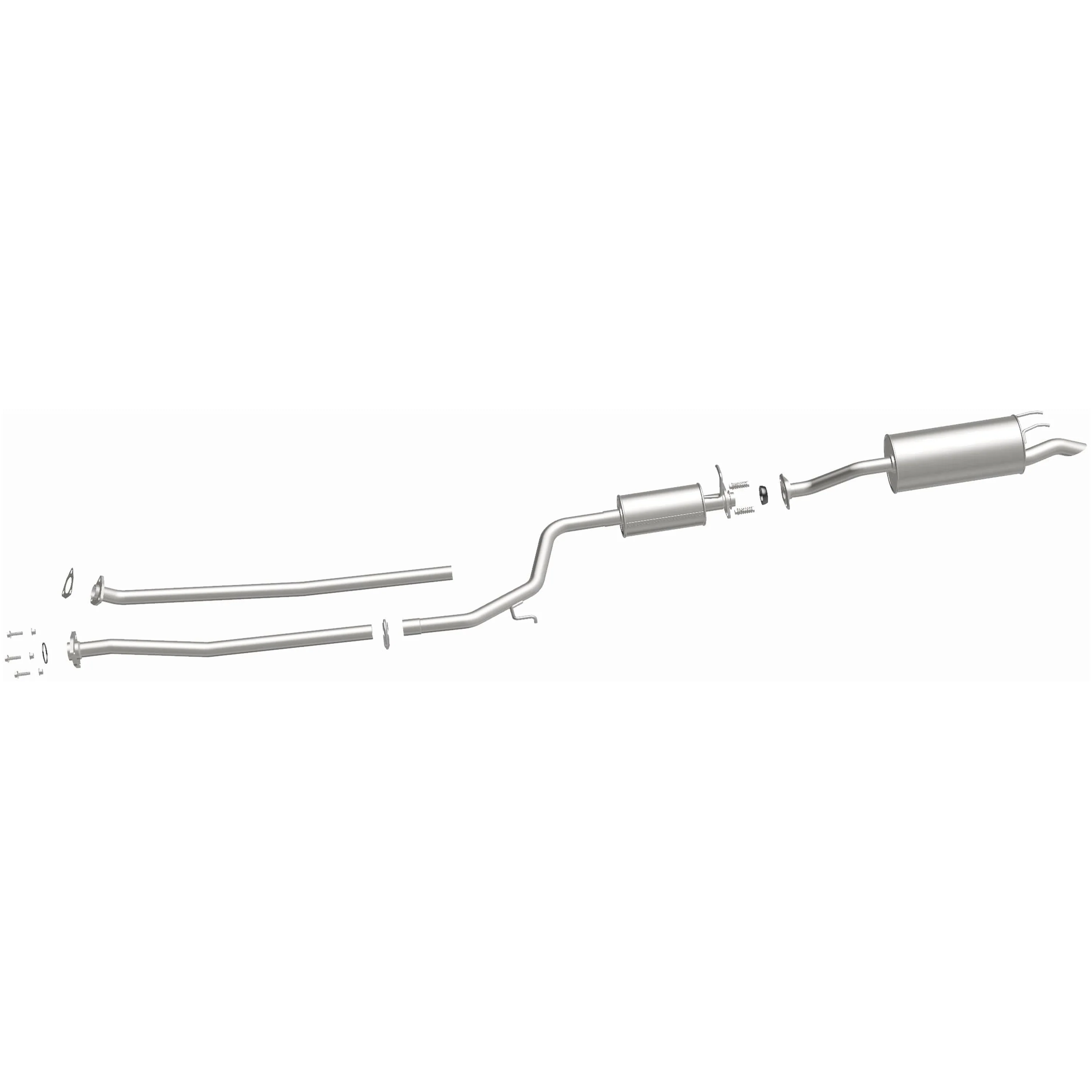 BRExhaust 2012-2015 Honda Civic 1.8L Direct-Fit Exhaust System Kit 106-0102 - Image 5