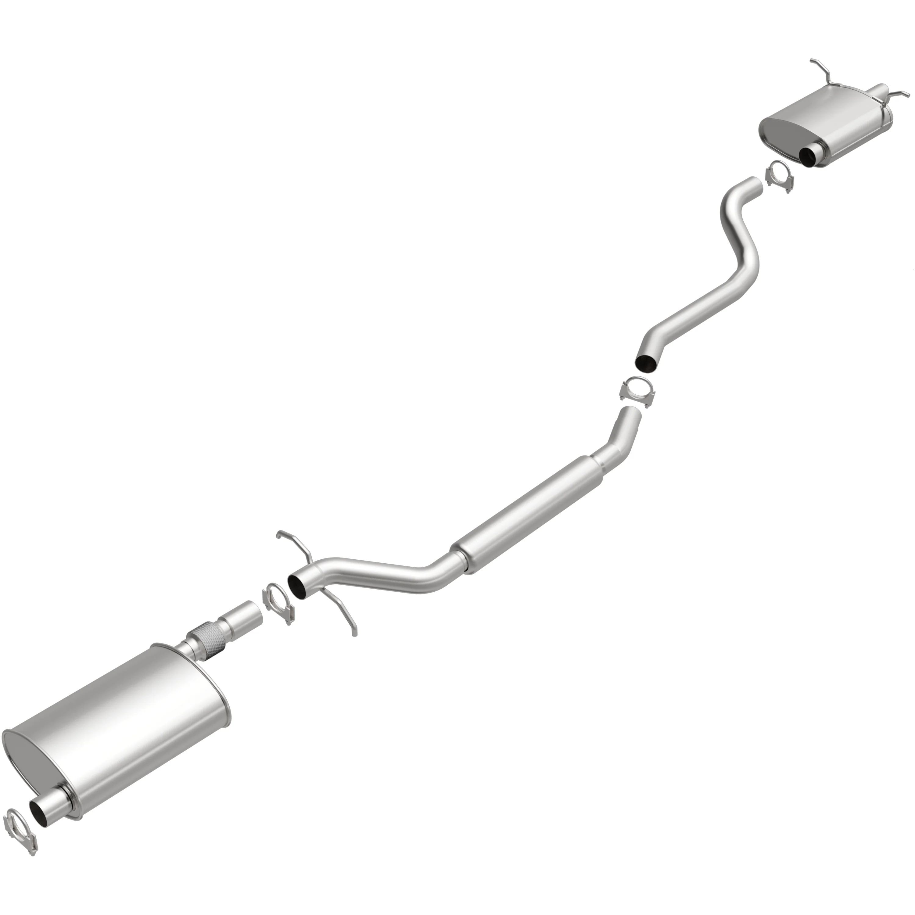 BRExhaust 2004-2006 Chrysler Pacifica 3.5L Direct-Fit Exhaust System Kit 106-0105 - Image 4