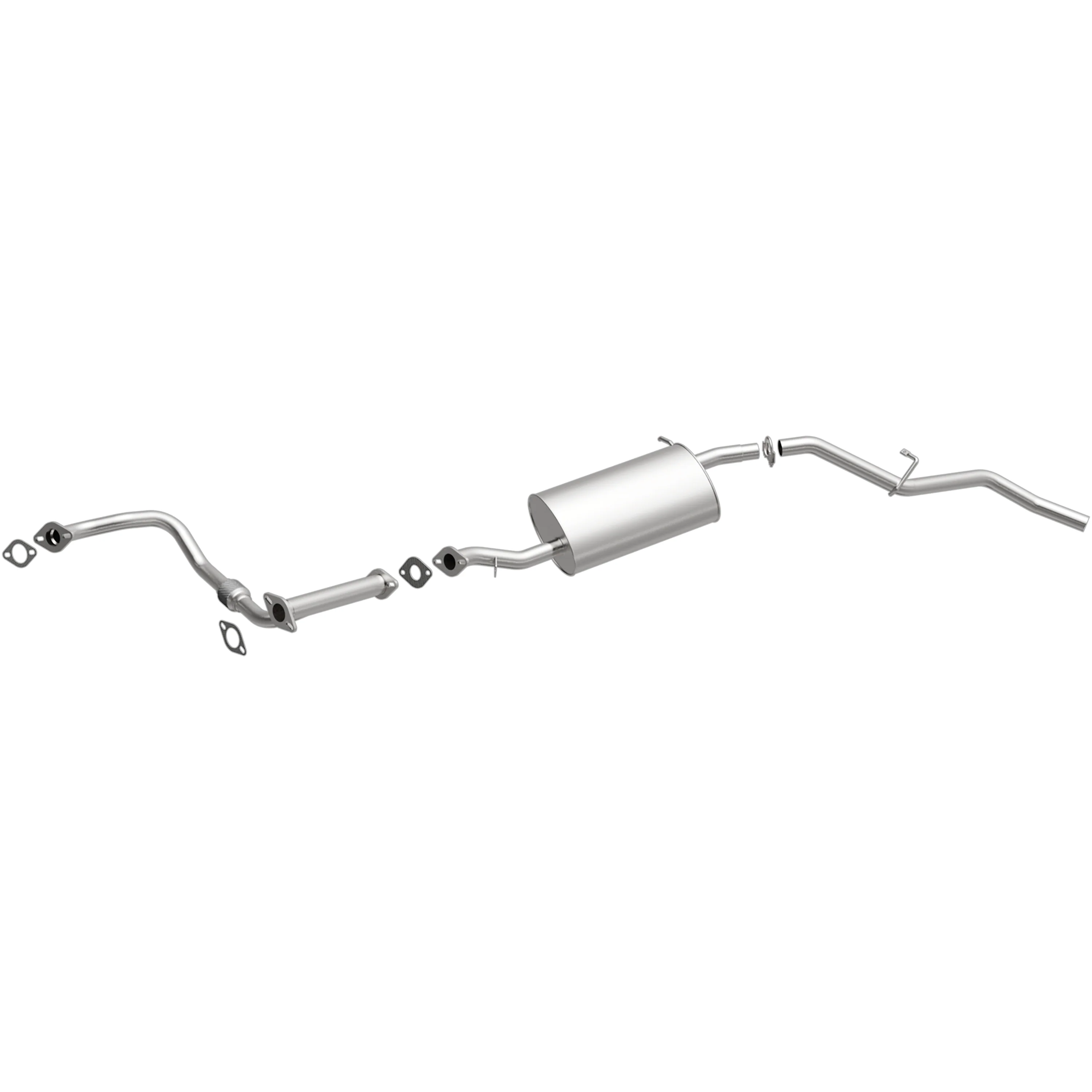 BRExhaust 2000-2004 Nissan Xterra 3.3L Direct-Fit Exhaust System Kit 106-0108 - Image 2