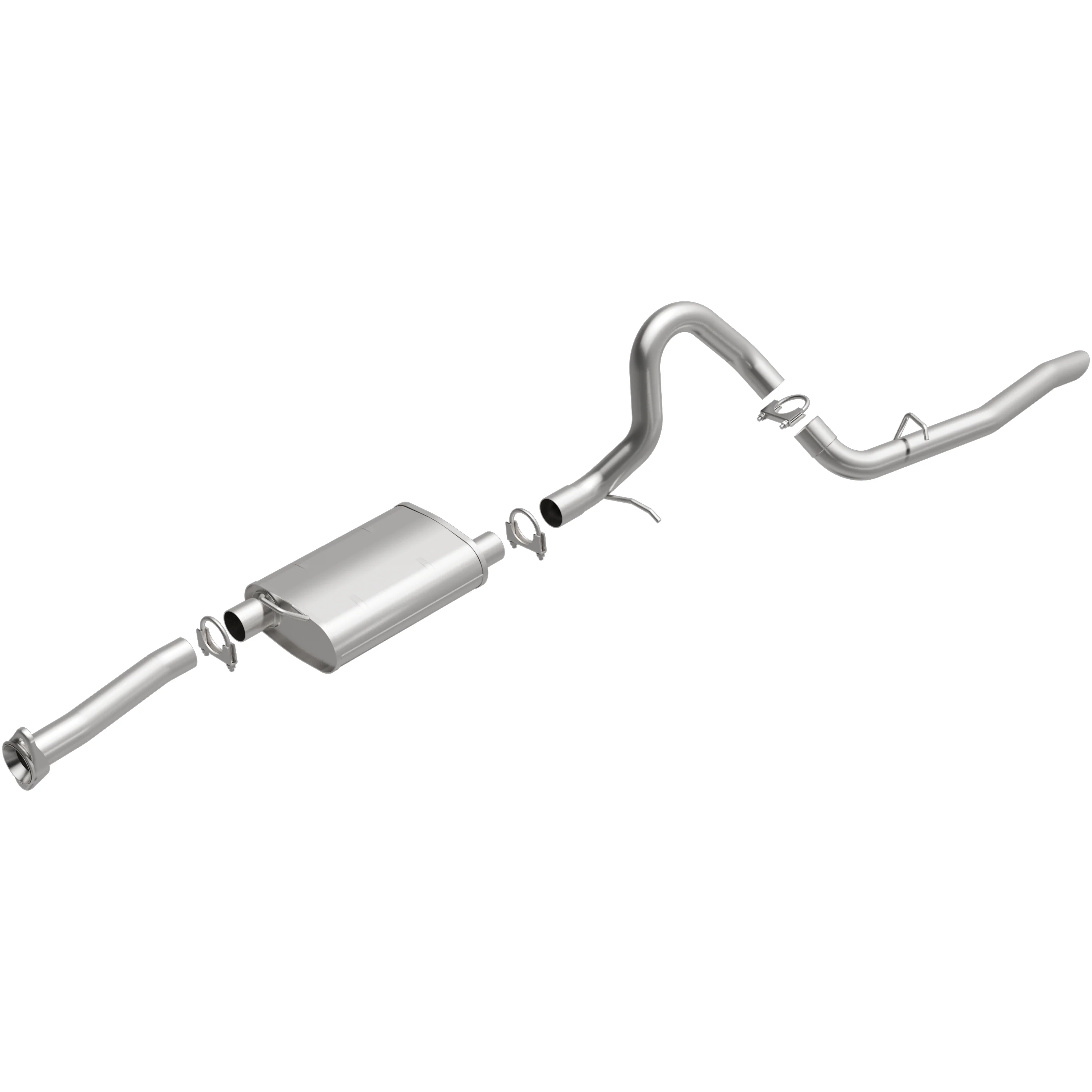 BRExhaust 1999-2004 Ford Mustang 3.8L | 2004 Ford Mustang 3.9L Direct-Fit Exhaust System Kit 106-0111 - Image 4