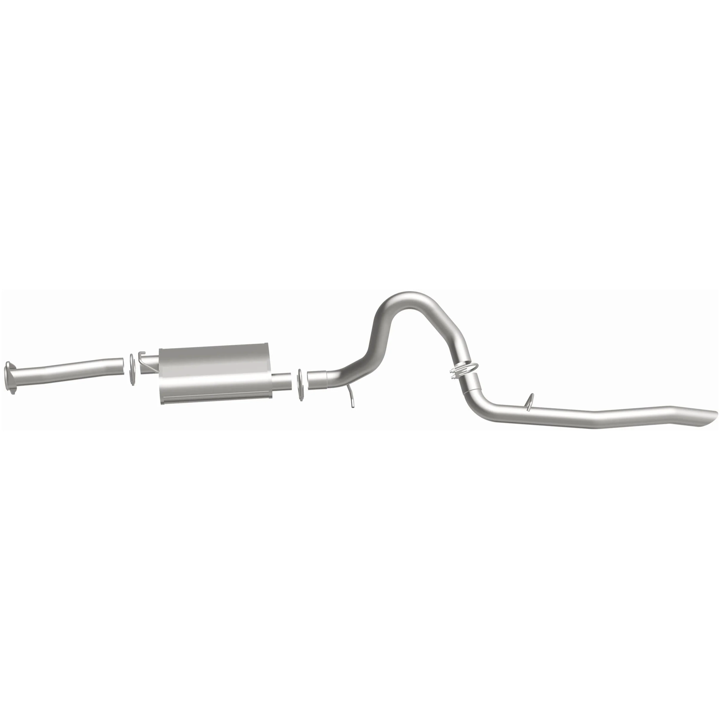 BRExhaust 1999-2004 Ford Mustang 3.8L | 2004 Ford Mustang 3.9L Direct-Fit Exhaust System Kit 106-0111 - Image 5