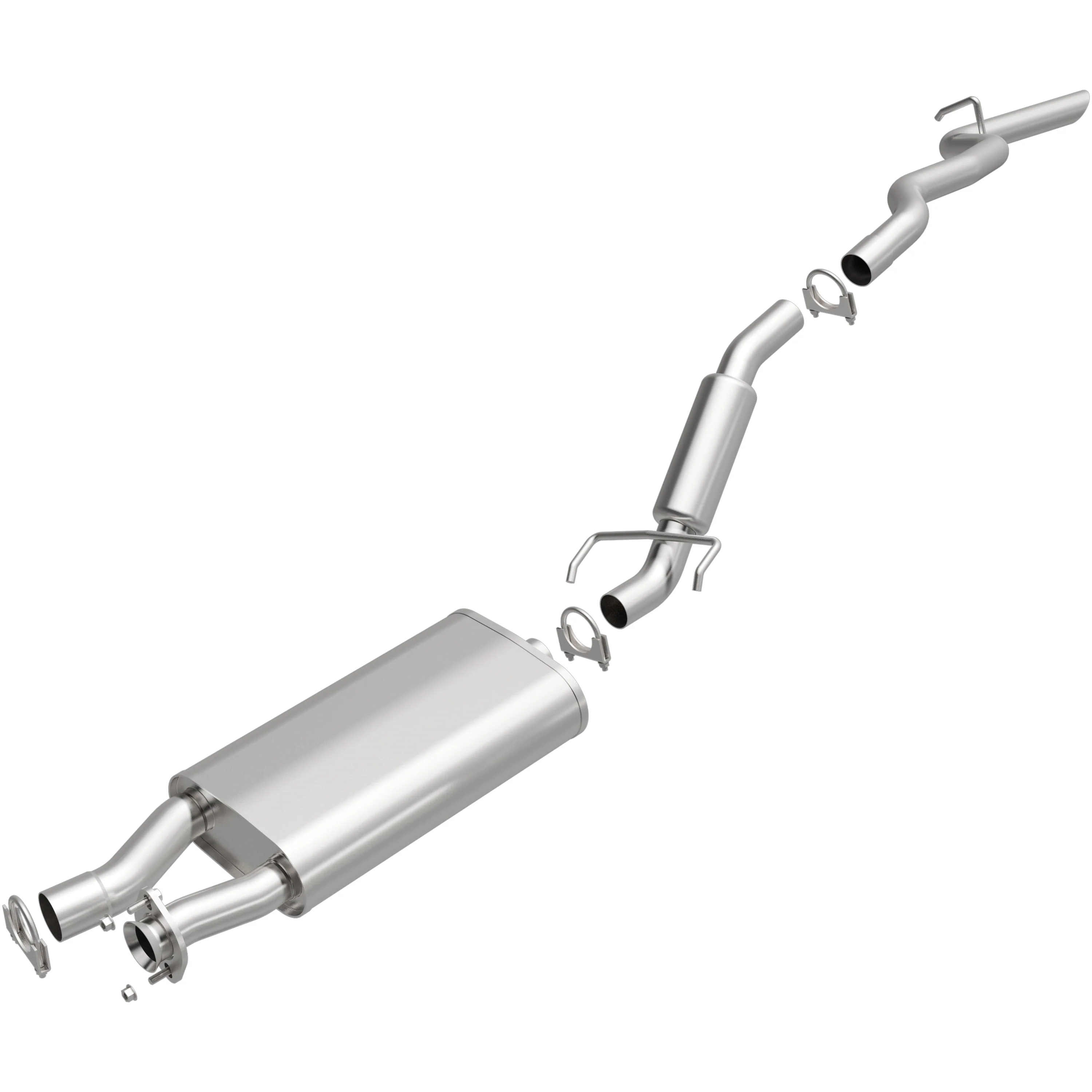 BRExhaust 1998-2001 Ford Explorer 5.0L | 1998-2001 Mercury Mountaineer 5.0L Direct-Fit Exhaust System Kit 106-0113 - Image 2