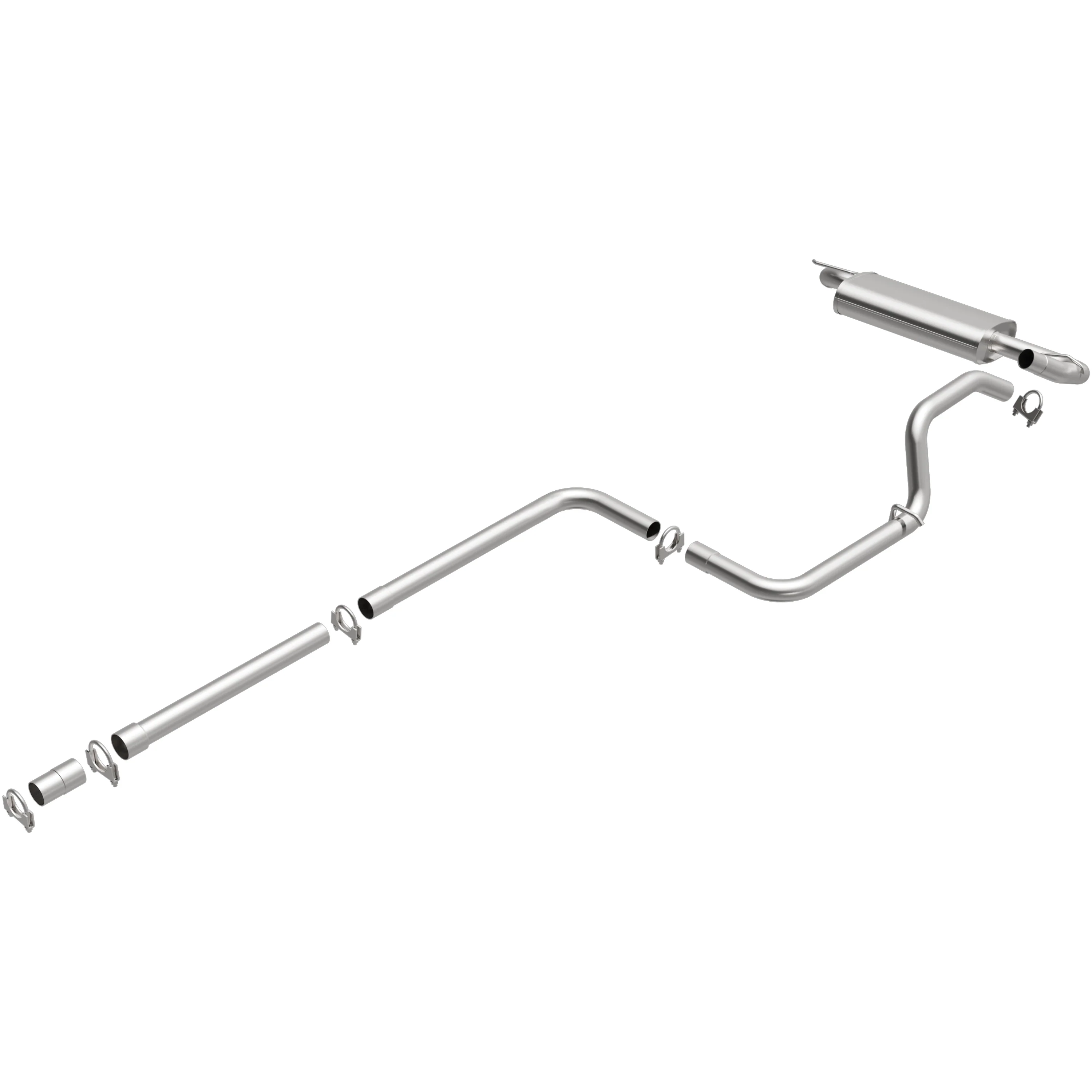 BRExhaust 2000-2005 Dodge Neon 2.0L | 2000-2001 Plymouth Neon 2.0L Direct-Fit Exhaust System Kit 106-0118 - Image 2