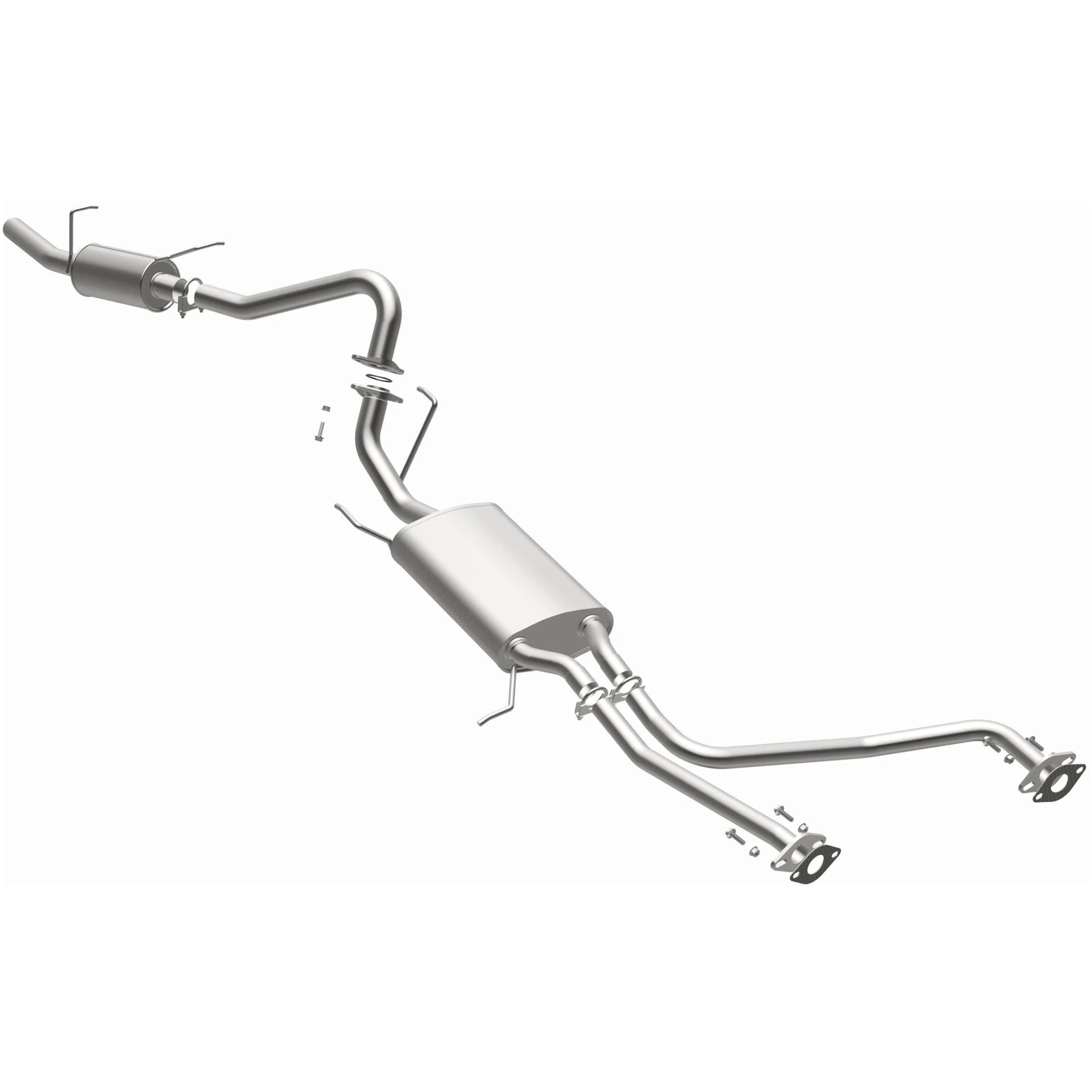 BRExhaust 2001-2004 Nissan Pathfinder 3.5L | 2001-2003 INFINITI QX4 3.5L Direct-Fit Exhaust System Kit 106-0120 - Image 2