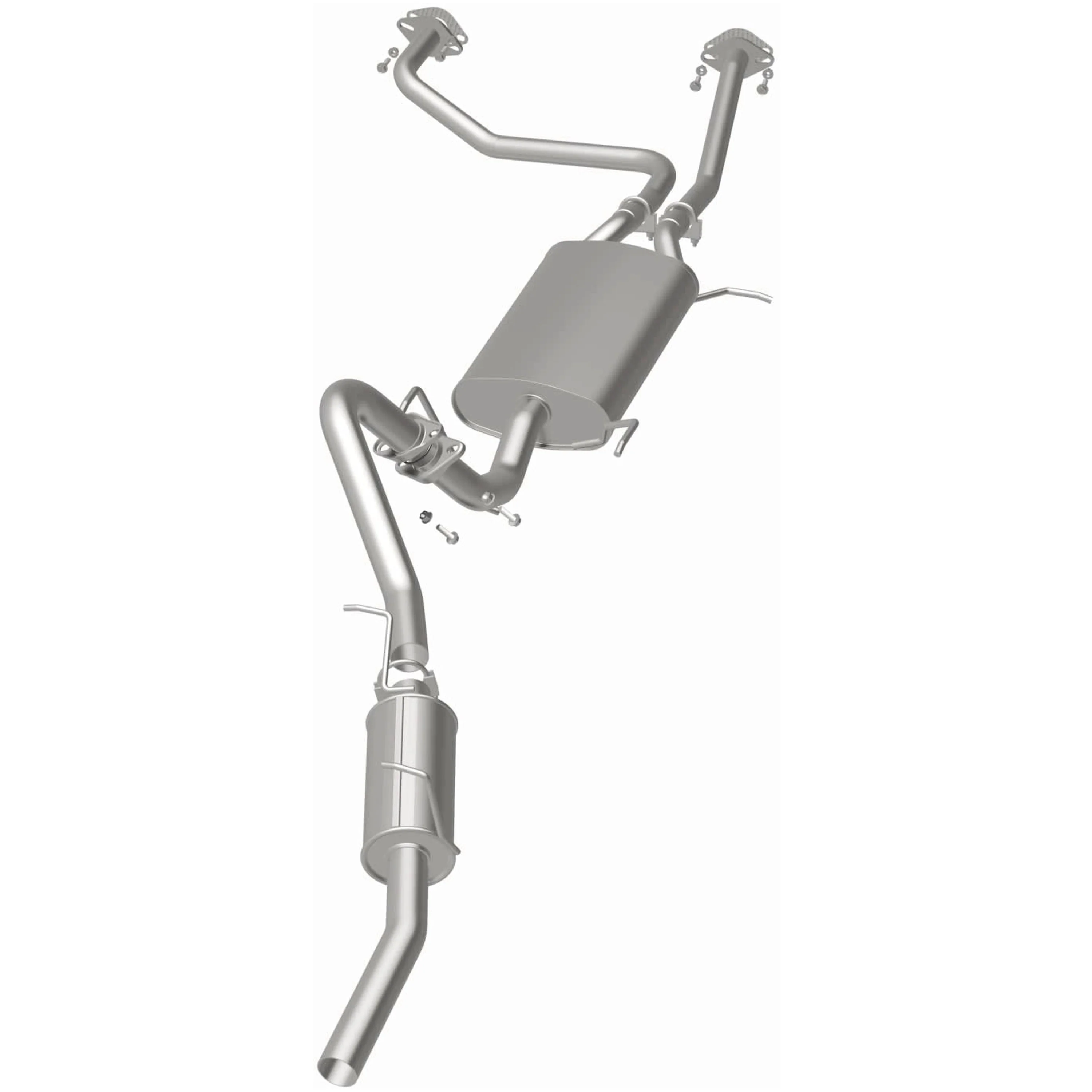 BRExhaust 2001-2004 Nissan Pathfinder 3.5L | 2001-2003 INFINITI QX4 3.5L Direct-Fit Exhaust System Kit 106-0120 - Image 3