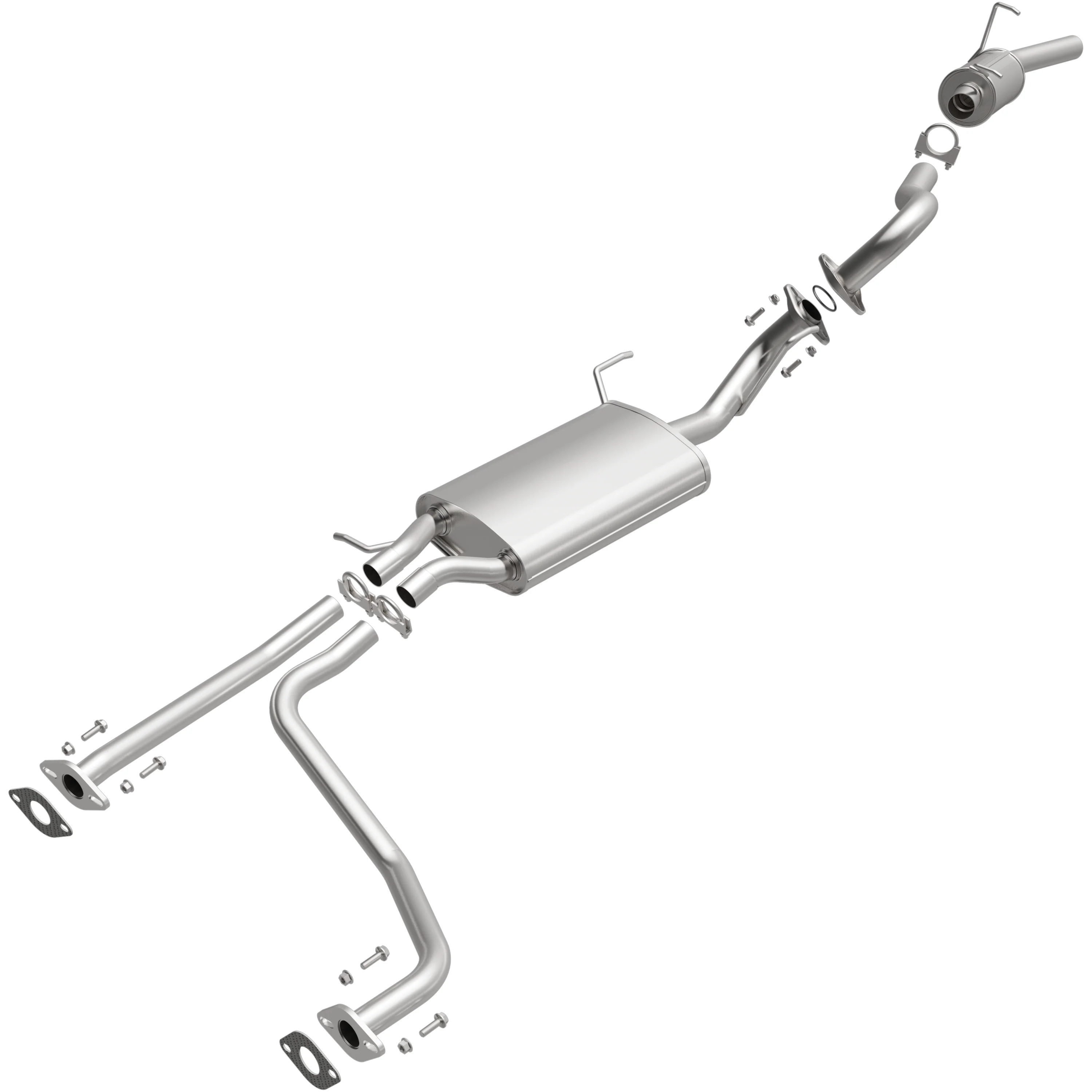 BRExhaust 2001-2004 Nissan Pathfinder 3.5L | 2001-2003 INFINITI QX4 3.5L Direct-Fit Exhaust System Kit 106-0120 - Image 4