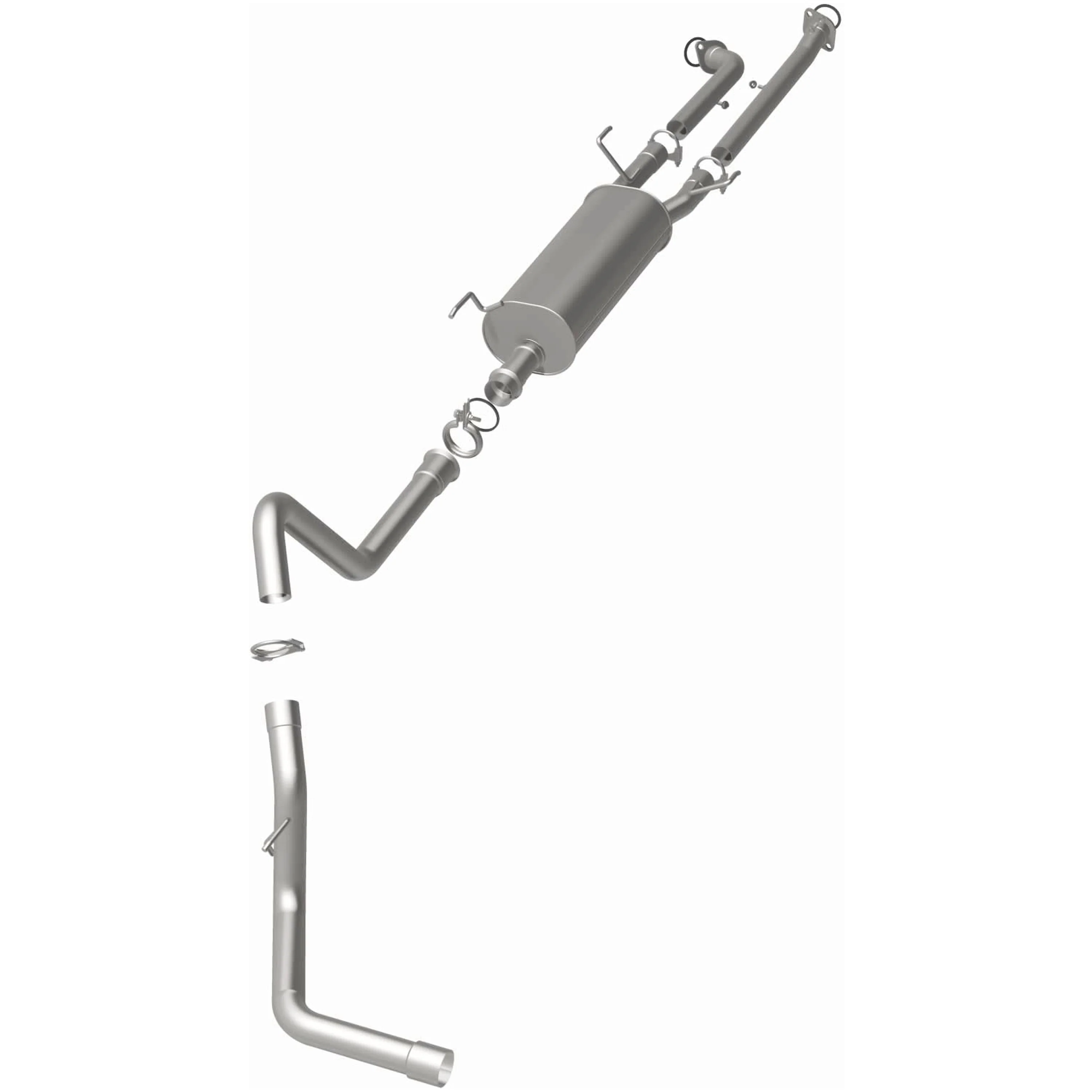 BRExhaust 2007-2009 Toyota Tundra 5.7L Direct-Fit Exhaust System Kit 106-0121 - Image 3