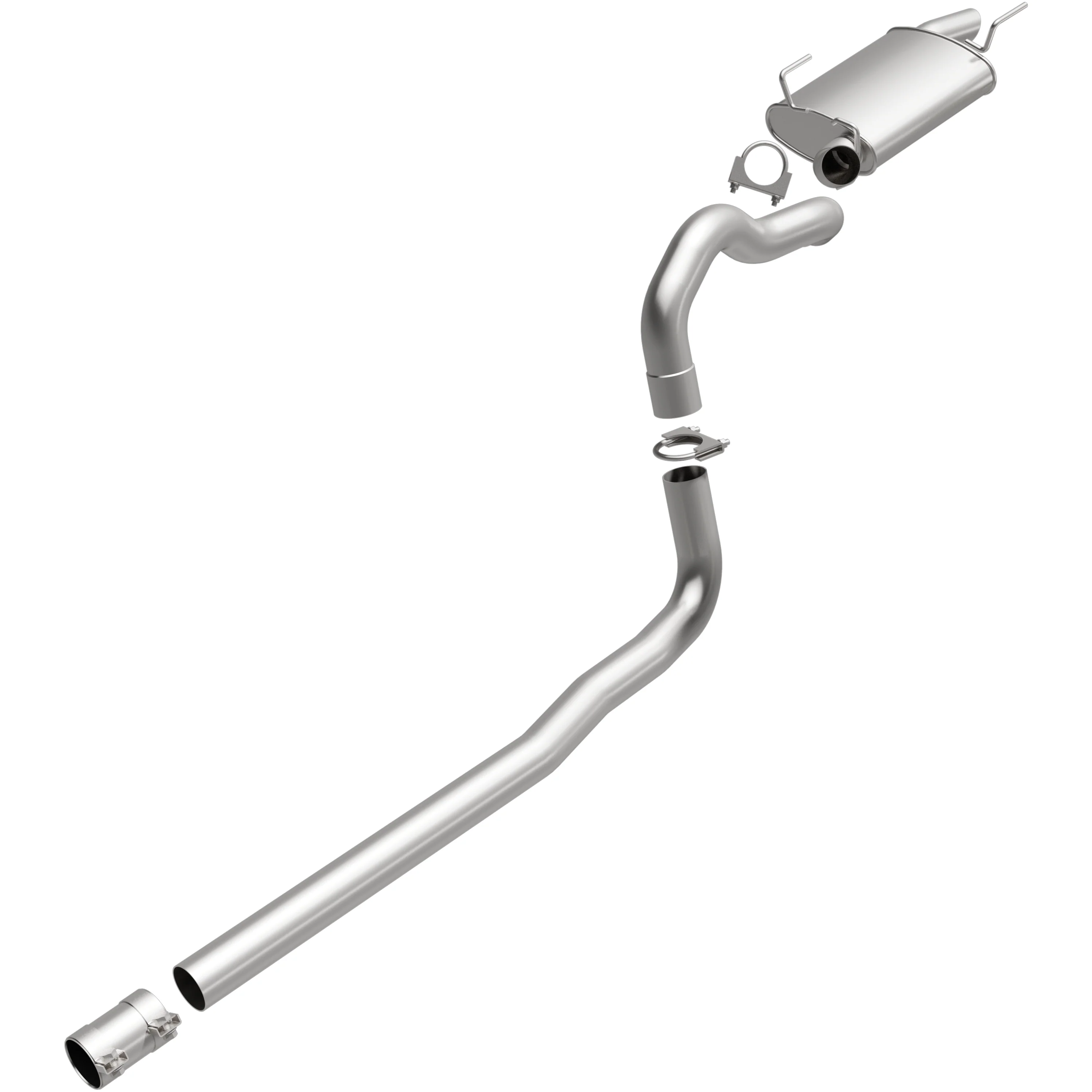 BRExhaust 2005-2009 Ford Mustang 4.0L Direct-Fit Exhaust System Kit 106-0122 - Image 4