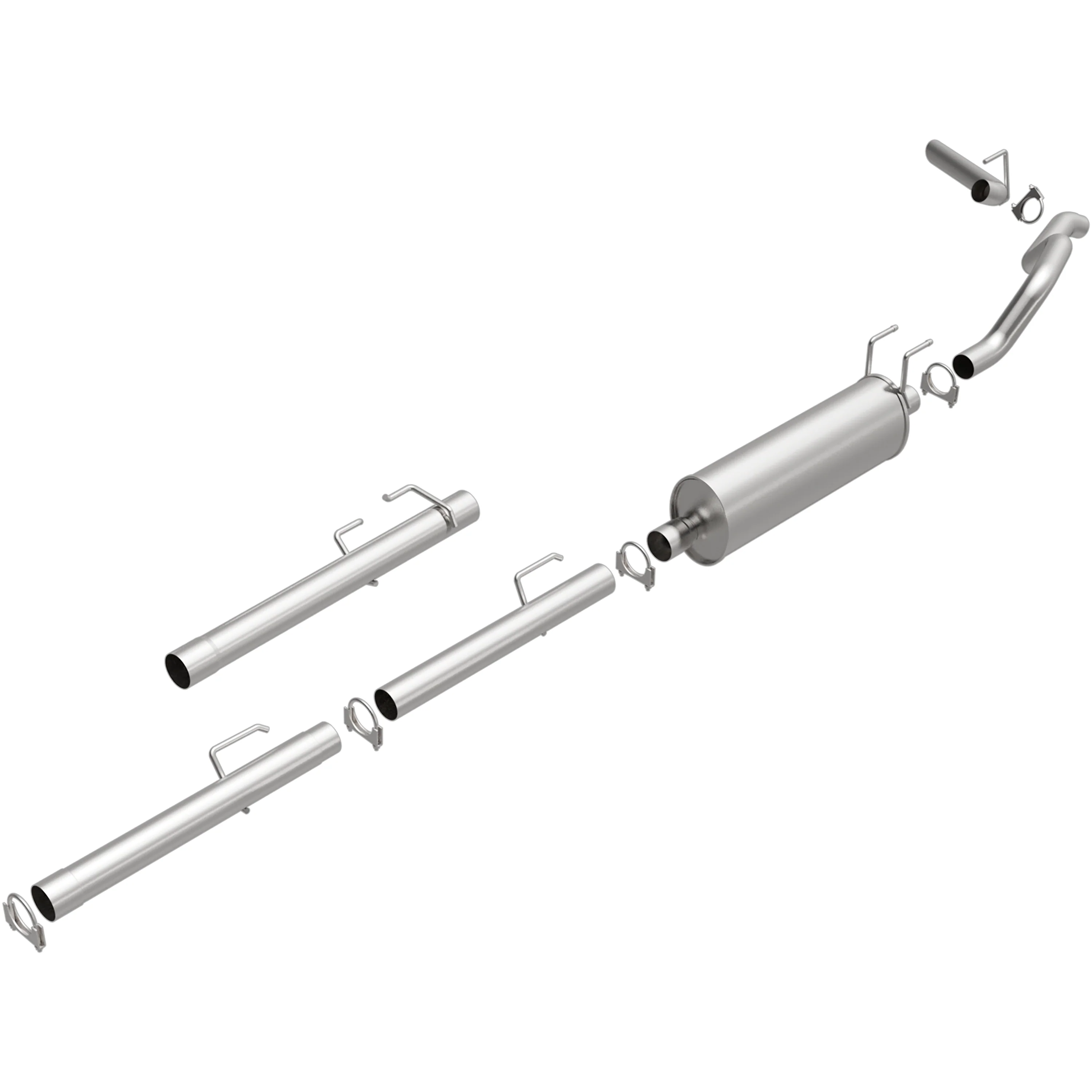 BRExhaust 2006-2008 Dodge Ram 1500 3.7L | 2006-2008 Dodge Ram 1500 4.7L Direct-Fit Exhaust System Kit 106-0132 - Image 2