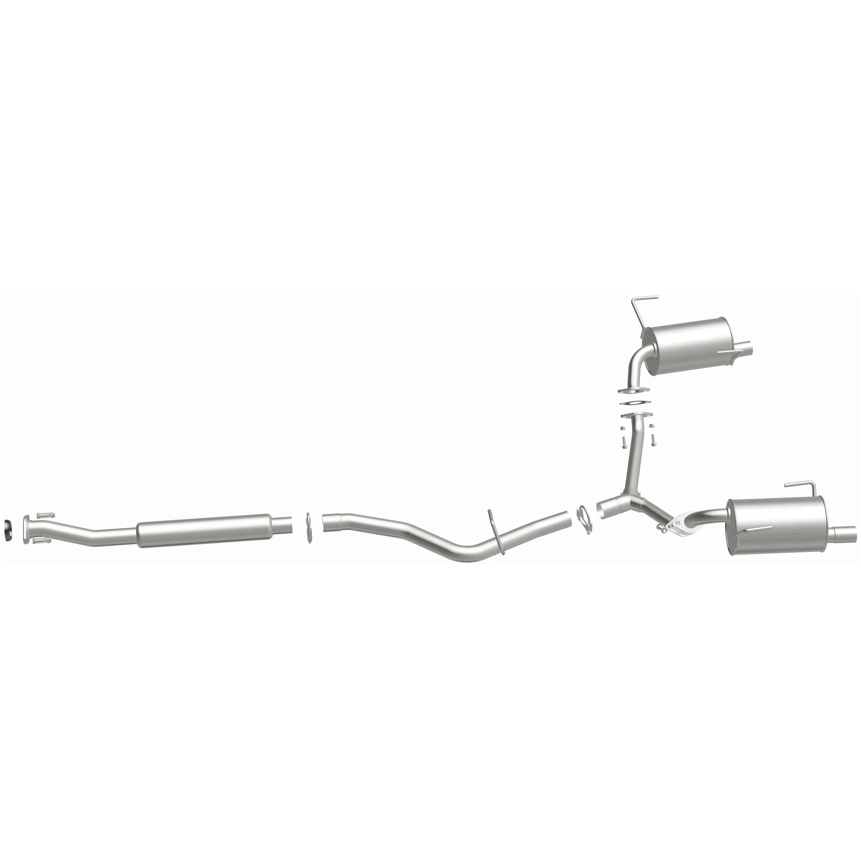 BRExhaust 2009-2013 Subaru Forester 2.5L | 2008-2011 Subaru Impreza 2.5i 2.5L Direct-Fit Exhaust System Kit 106-0133 - Image 5