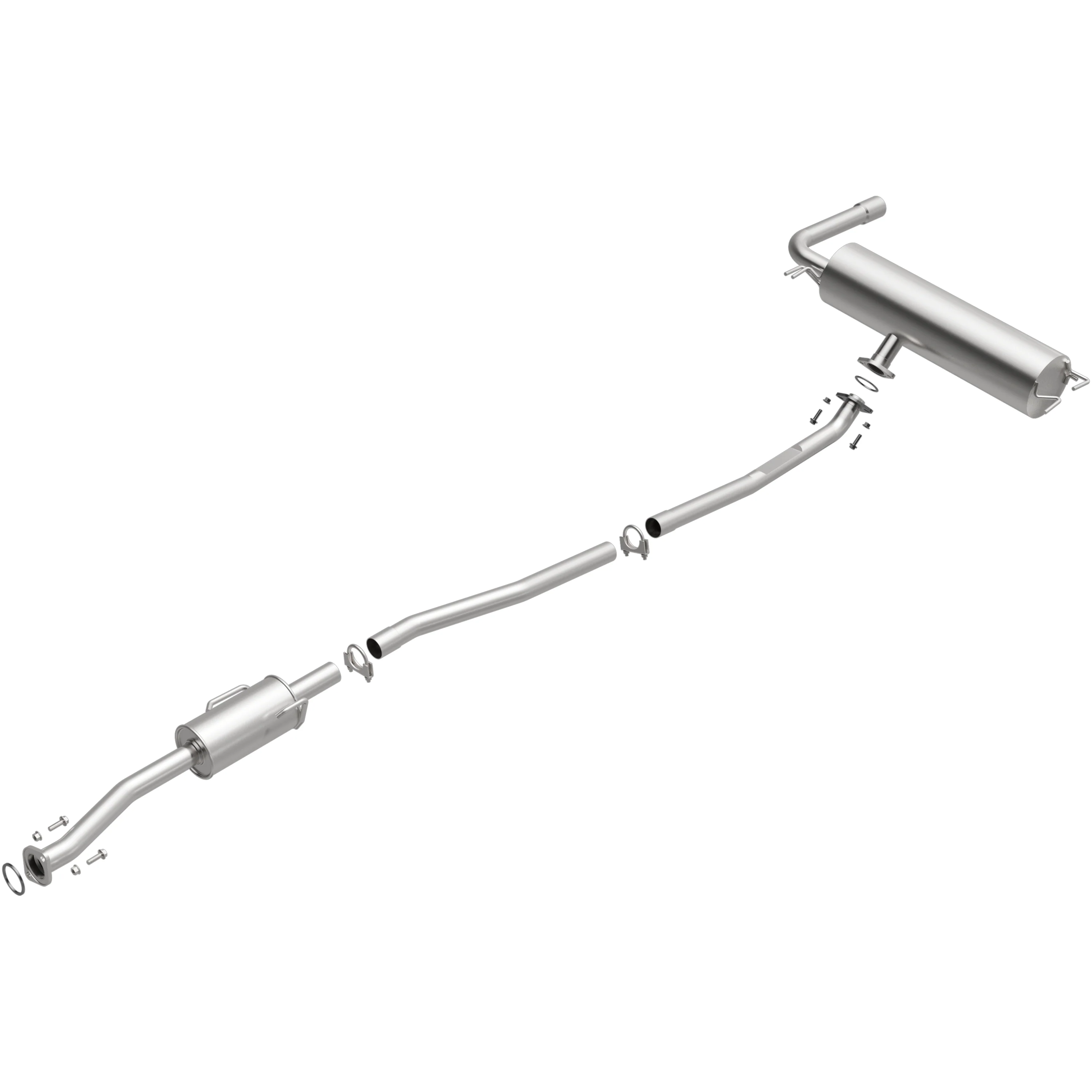 BRExhaust 2001-2003 Toyota RAV4 2.0L Direct-Fit Exhaust System Kit 106-0135 - Image 4