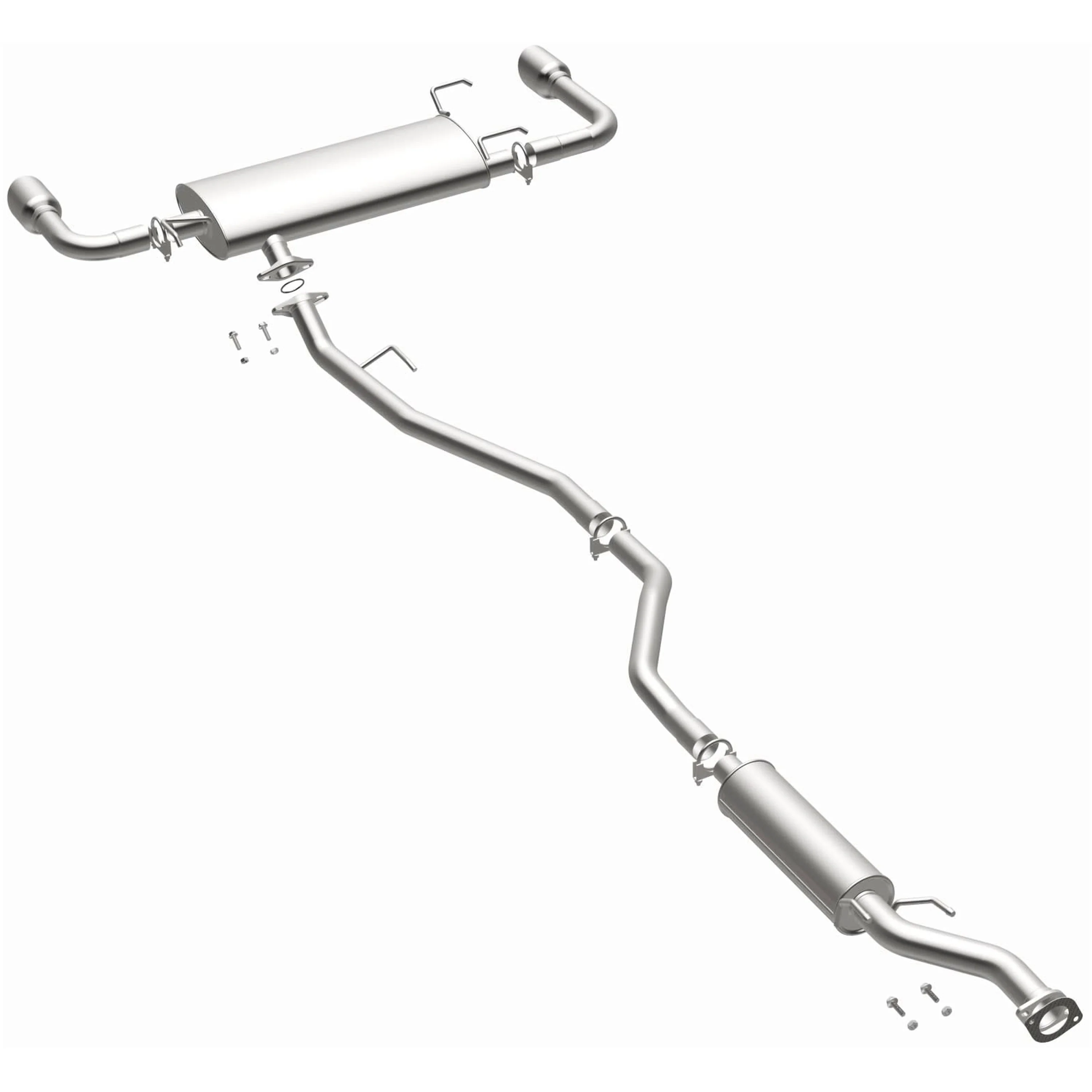 BRExhaust 2009-2024 Nissan Murano 3.5L Direct-Fit Exhaust System Kit 106-0137 - Image 2