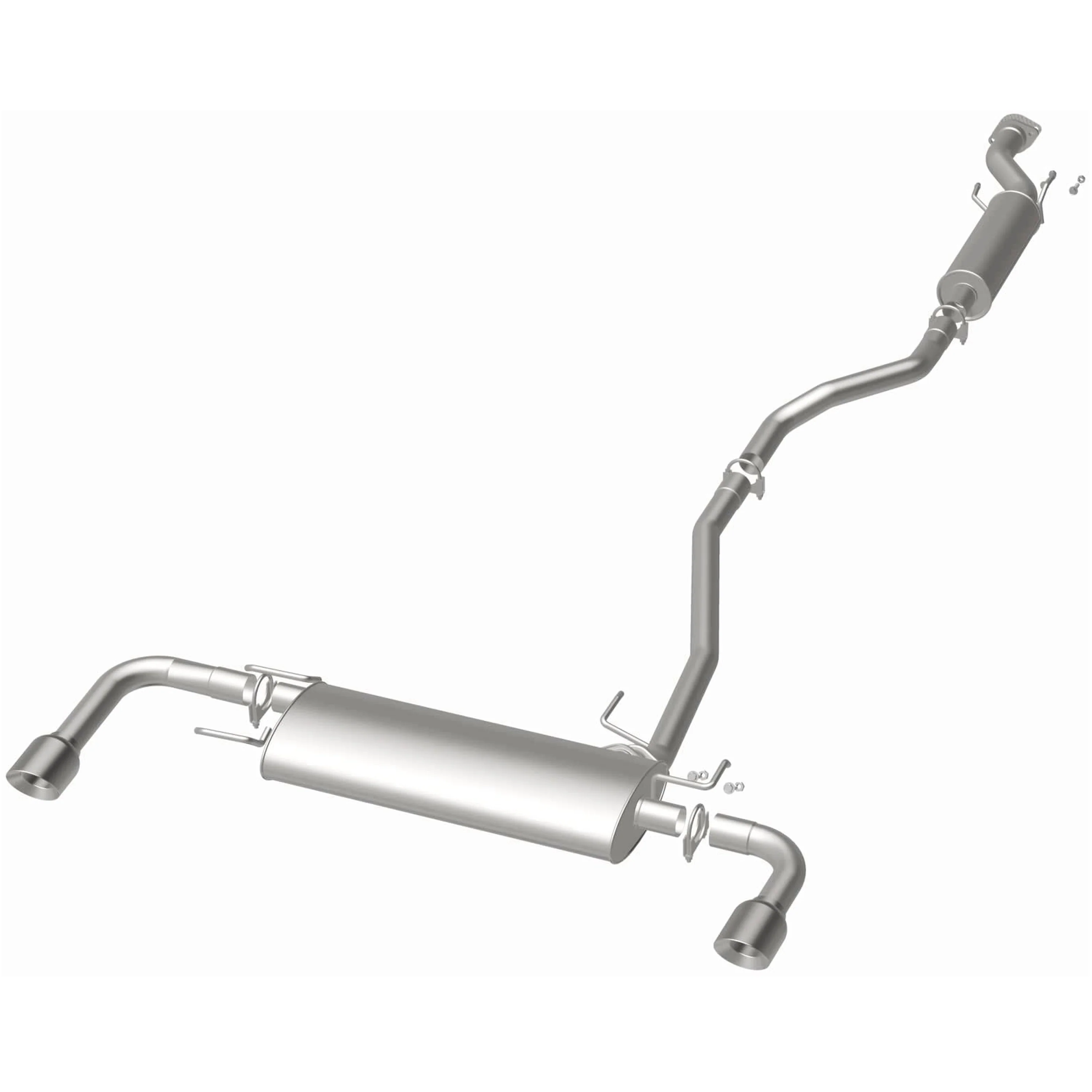 BRExhaust 2009-2024 Nissan Murano 3.5L Direct-Fit Exhaust System Kit 106-0137 - Image 3