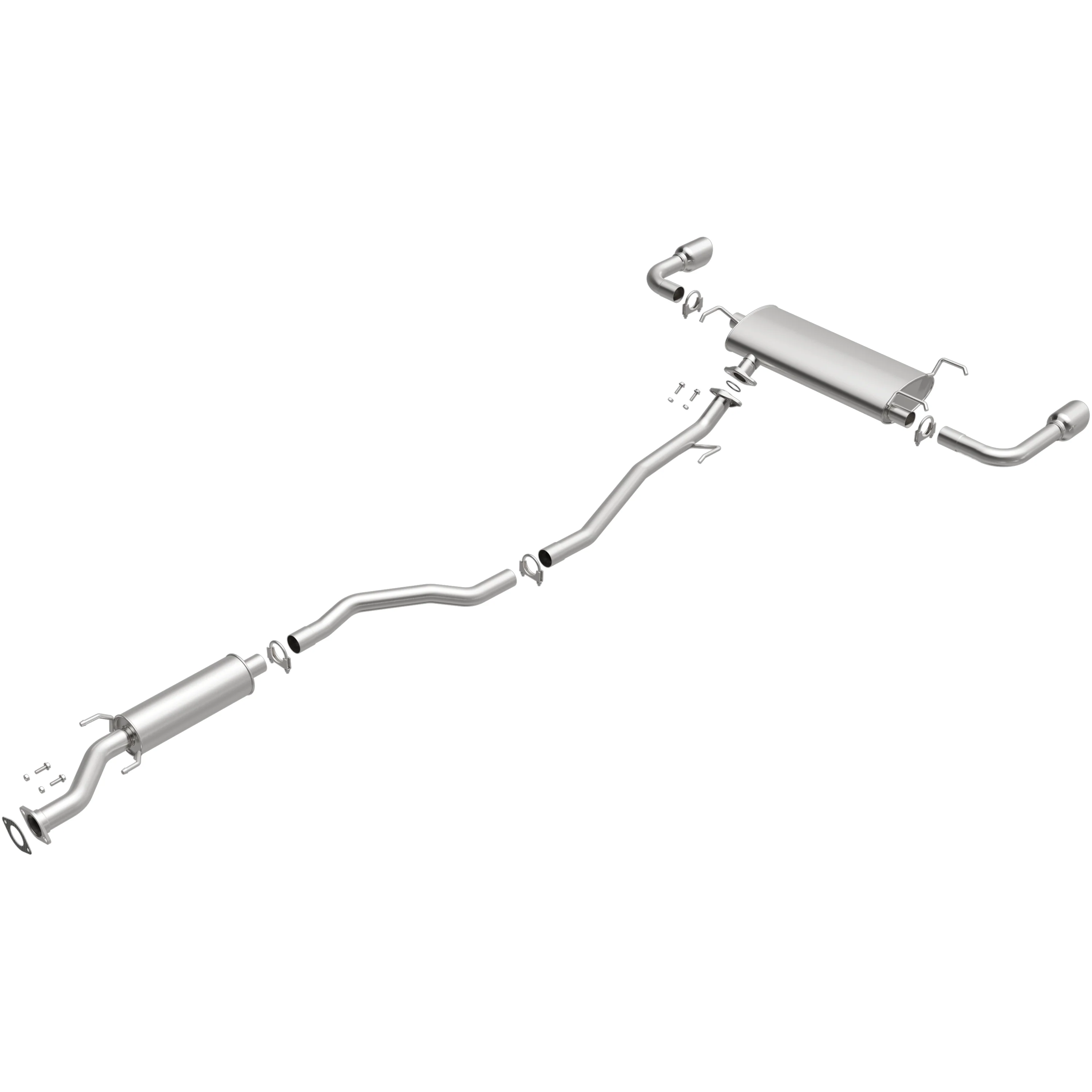 BRExhaust 2009-2024 Nissan Murano 3.5L Direct-Fit Exhaust System Kit 106-0137 - Image 4