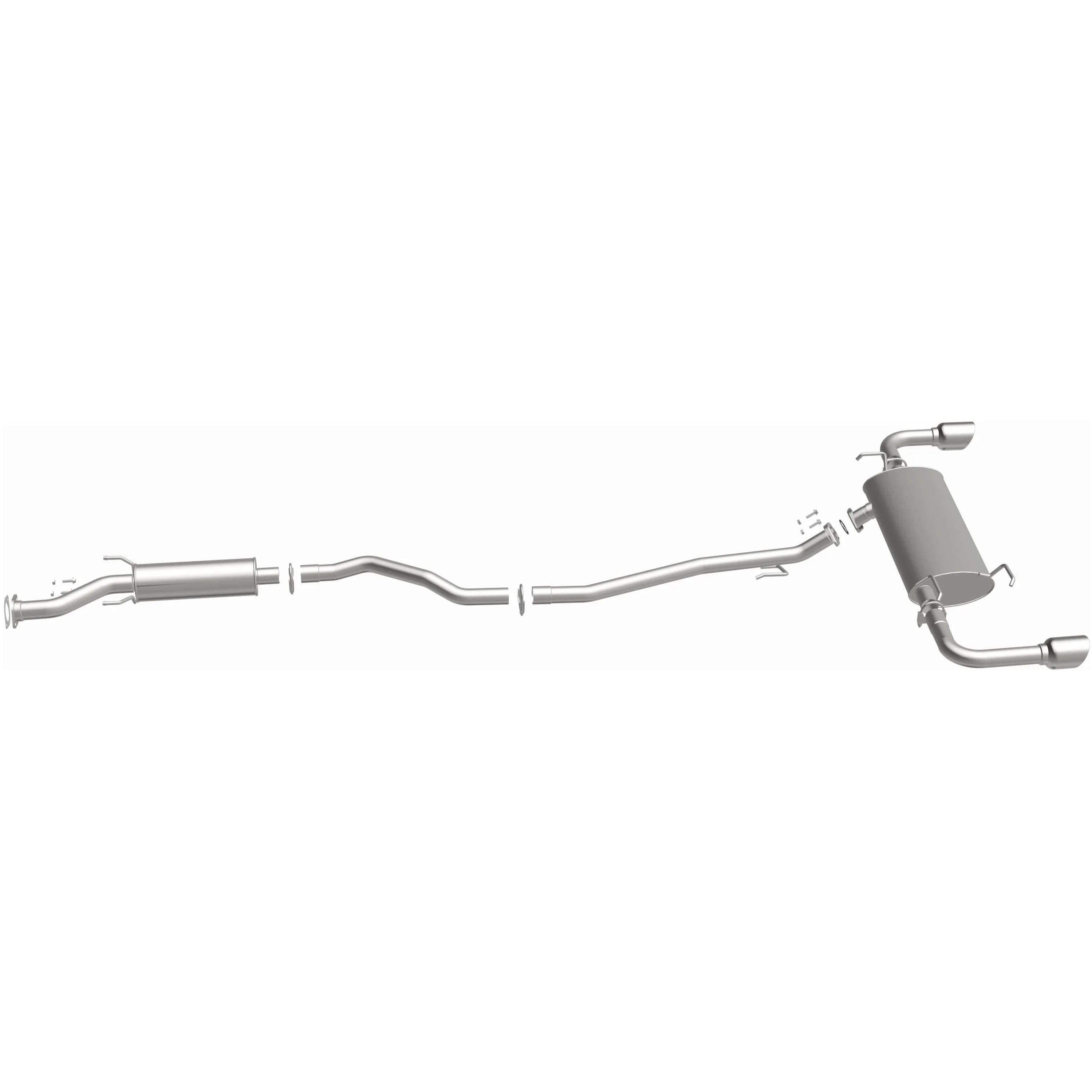 BRExhaust 2009-2024 Nissan Murano 3.5L Direct-Fit Exhaust System Kit 106-0137 - Image 5