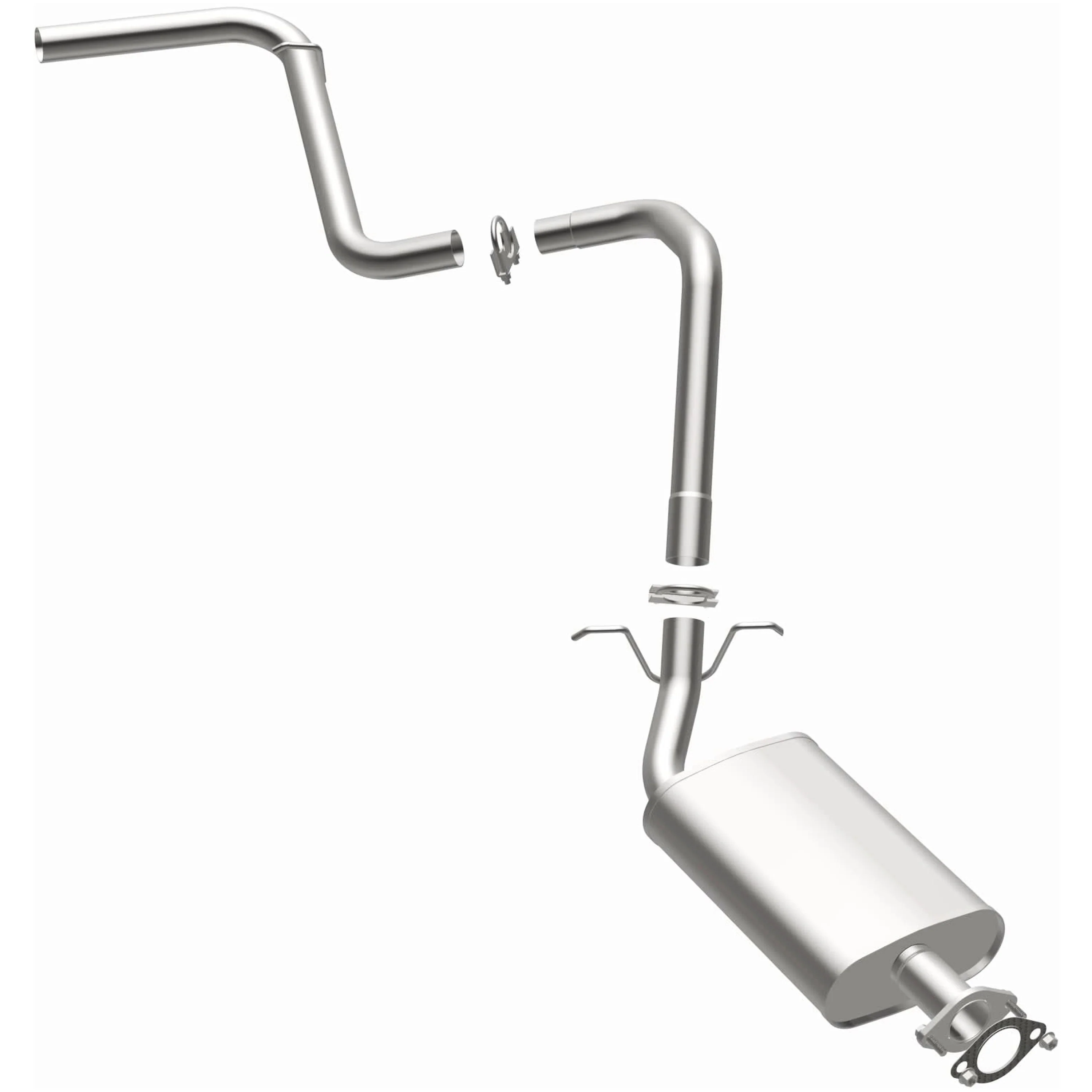 BRExhaust 1986-1989 Ford Bronco II 2.9L Direct-Fit Exhaust System Kit 106-0138 - Image 2