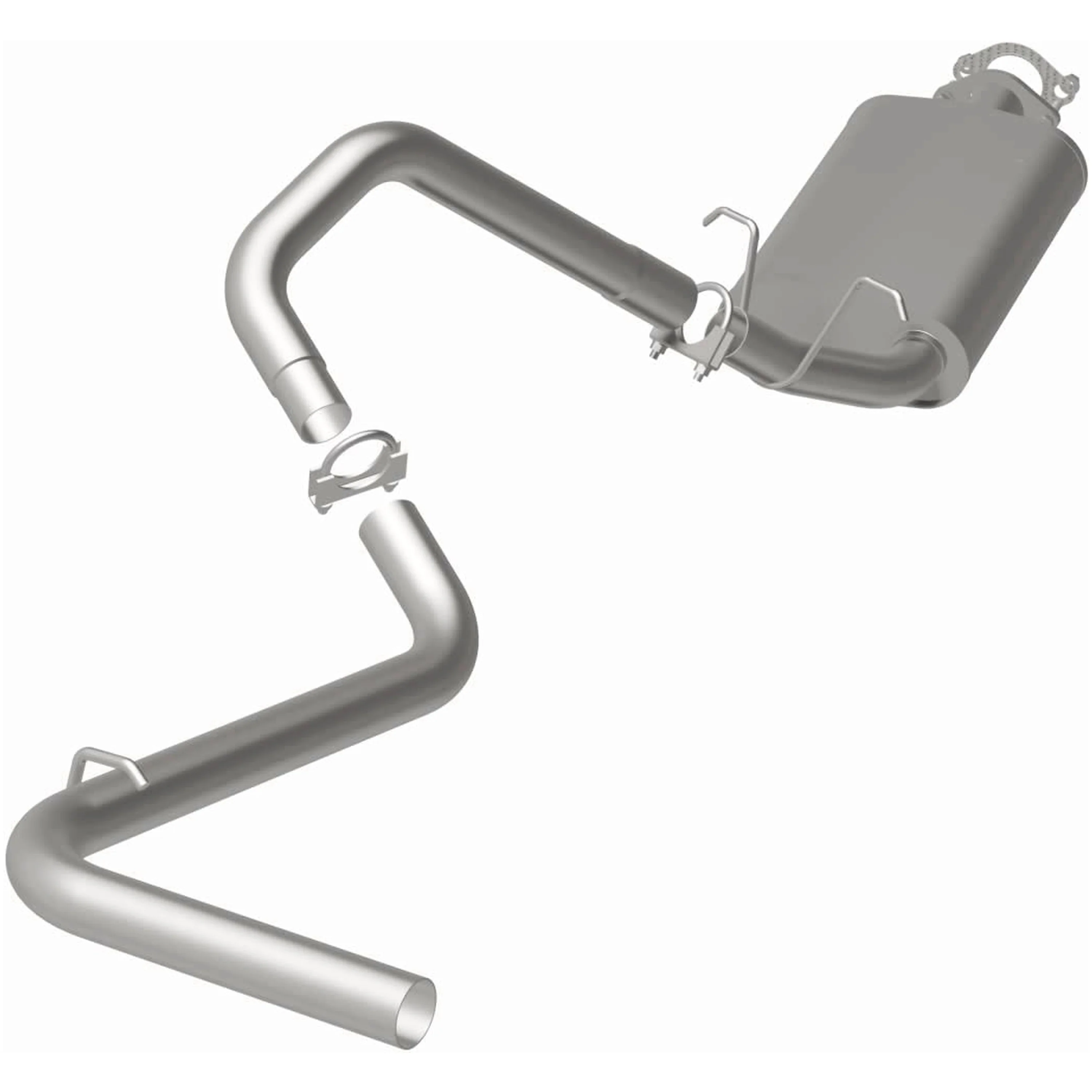 BRExhaust 1986-1989 Ford Bronco II 2.9L Direct-Fit Exhaust System Kit 106-0138 - Image 3