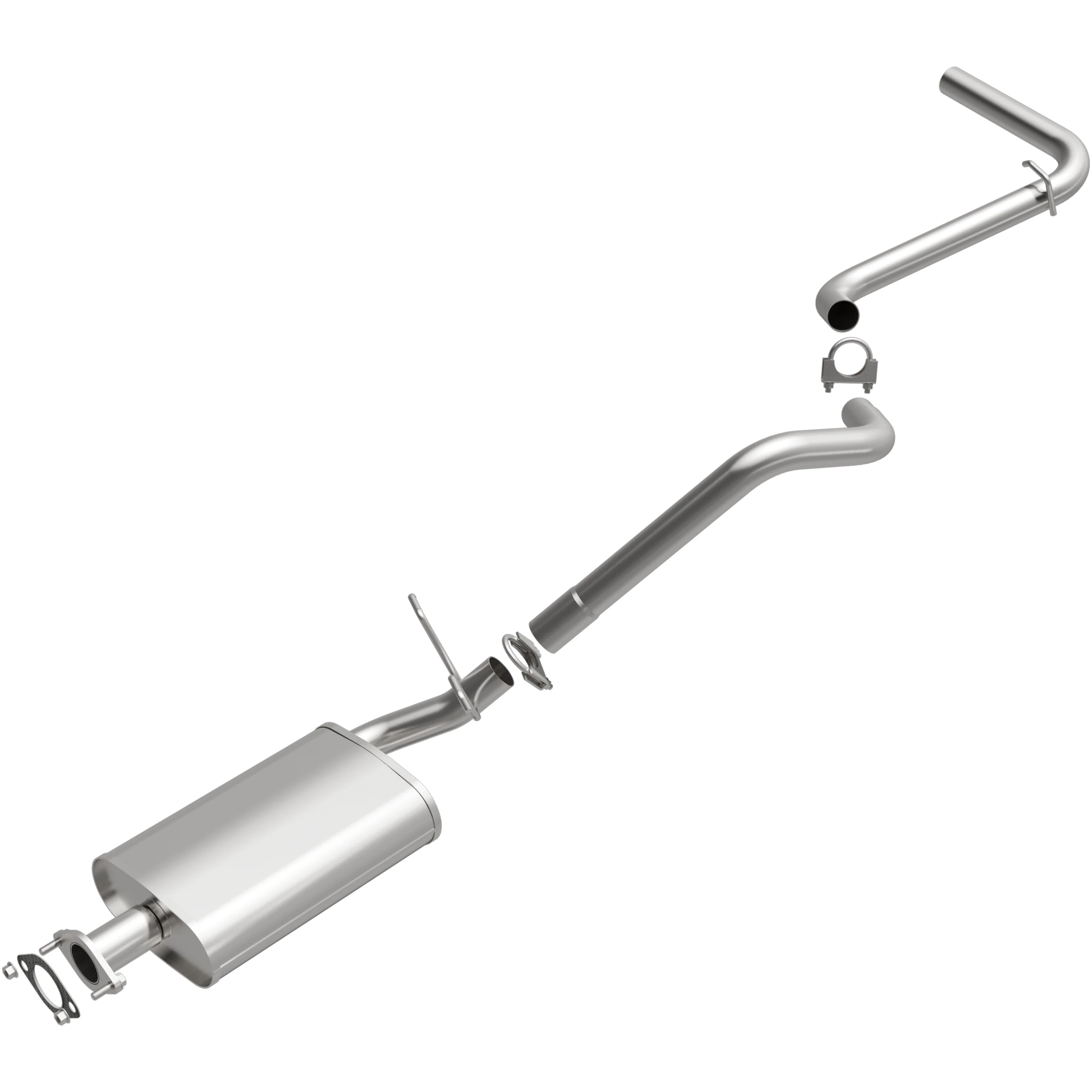BRExhaust 1986-1989 Ford Bronco II 2.9L Direct-Fit Exhaust System Kit 106-0138 - Image 4
