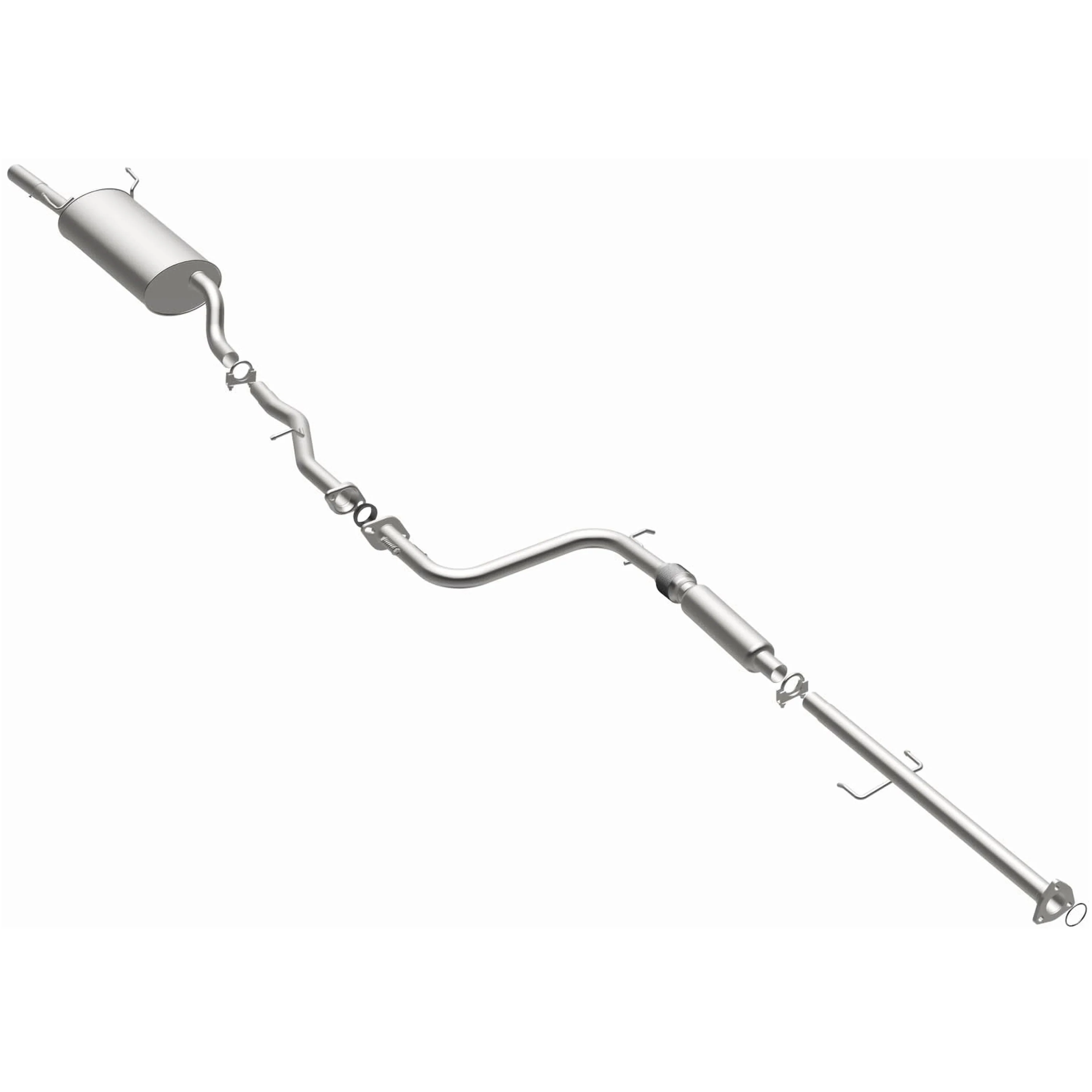 BRExhaust 1994-1997 Honda Accord 2.2L Direct-Fit Exhaust System Kit 106-0141 - Image 2