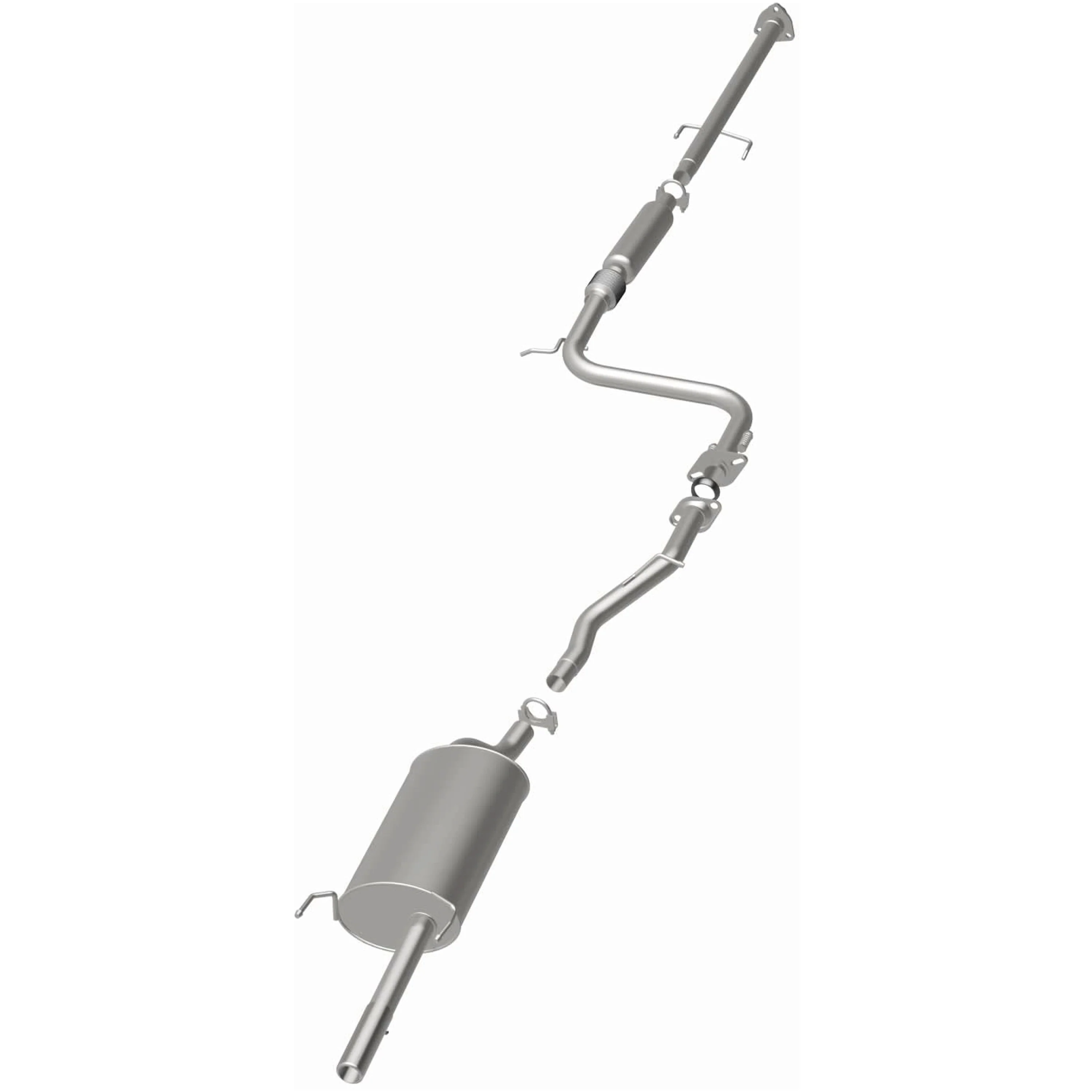 BRExhaust 1994-1997 Honda Accord 2.2L Direct-Fit Exhaust System Kit 106-0141 - Image 3