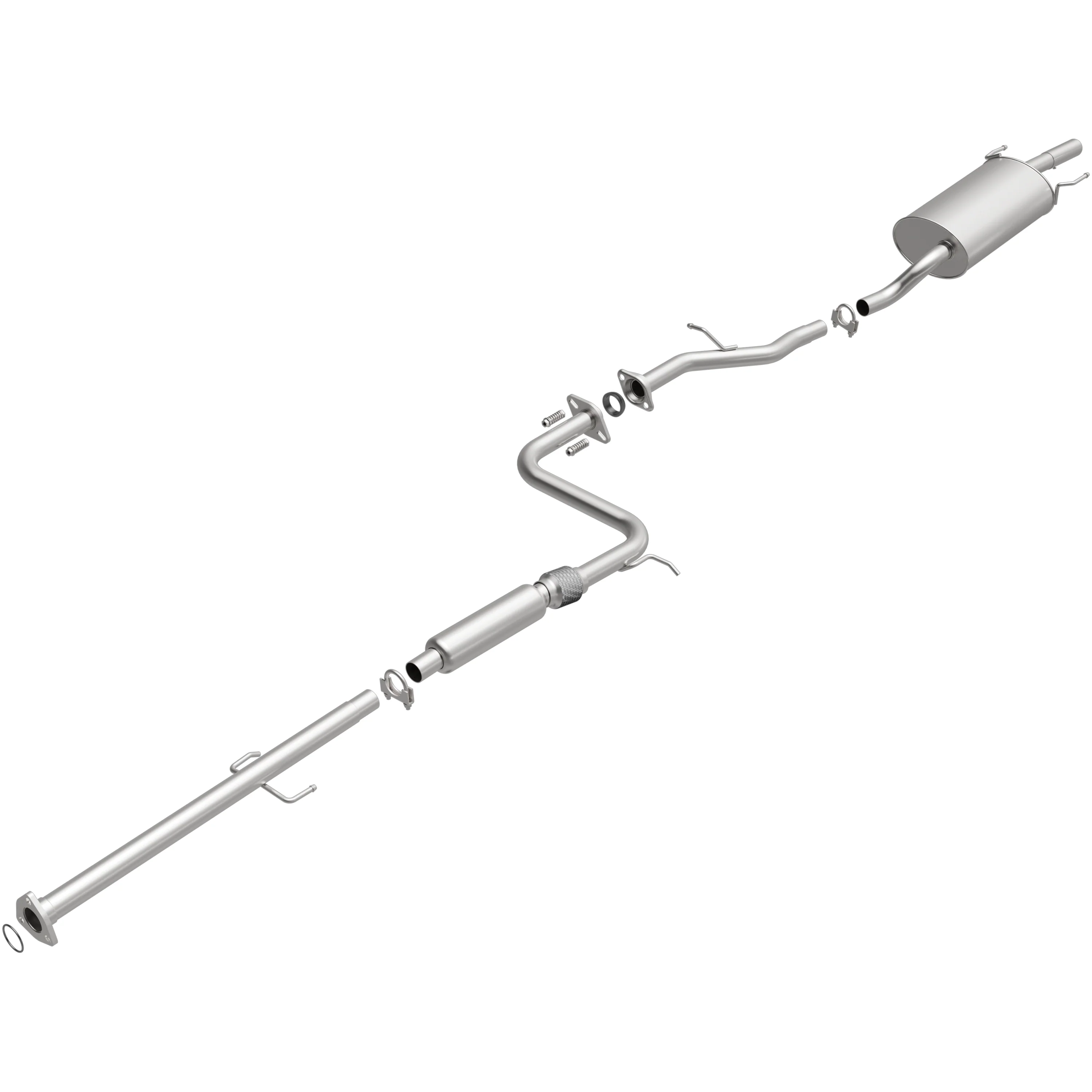 BRExhaust 1994-1997 Honda Accord 2.2L Direct-Fit Exhaust System Kit 106-0141 - Image 4
