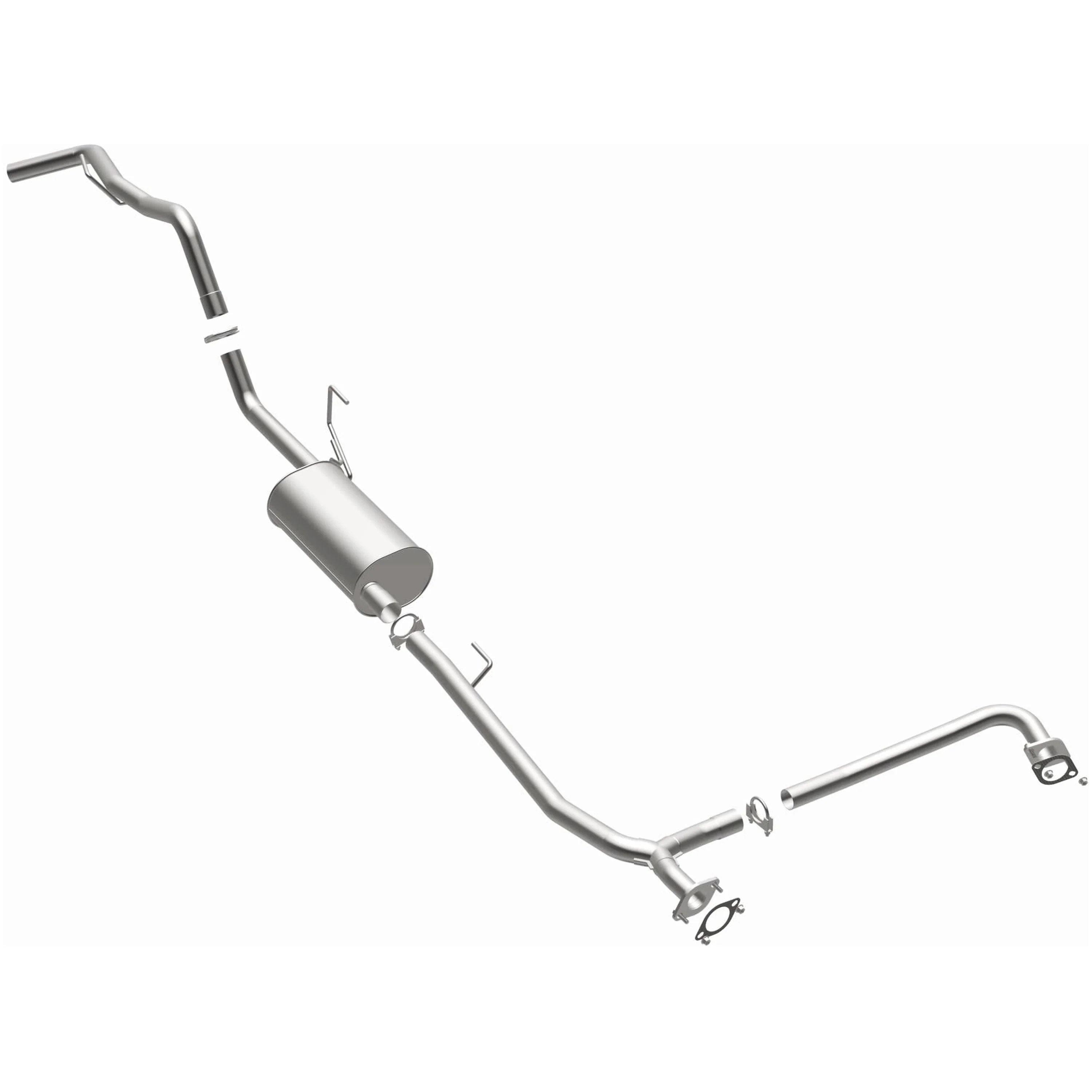 BRExhaust 2009-2012 Suzuki Equator 4.0L | 2007-2018 Nissan Frontier 4.0L Direct-Fit Exhaust System Kit 106-0144 - Image 2