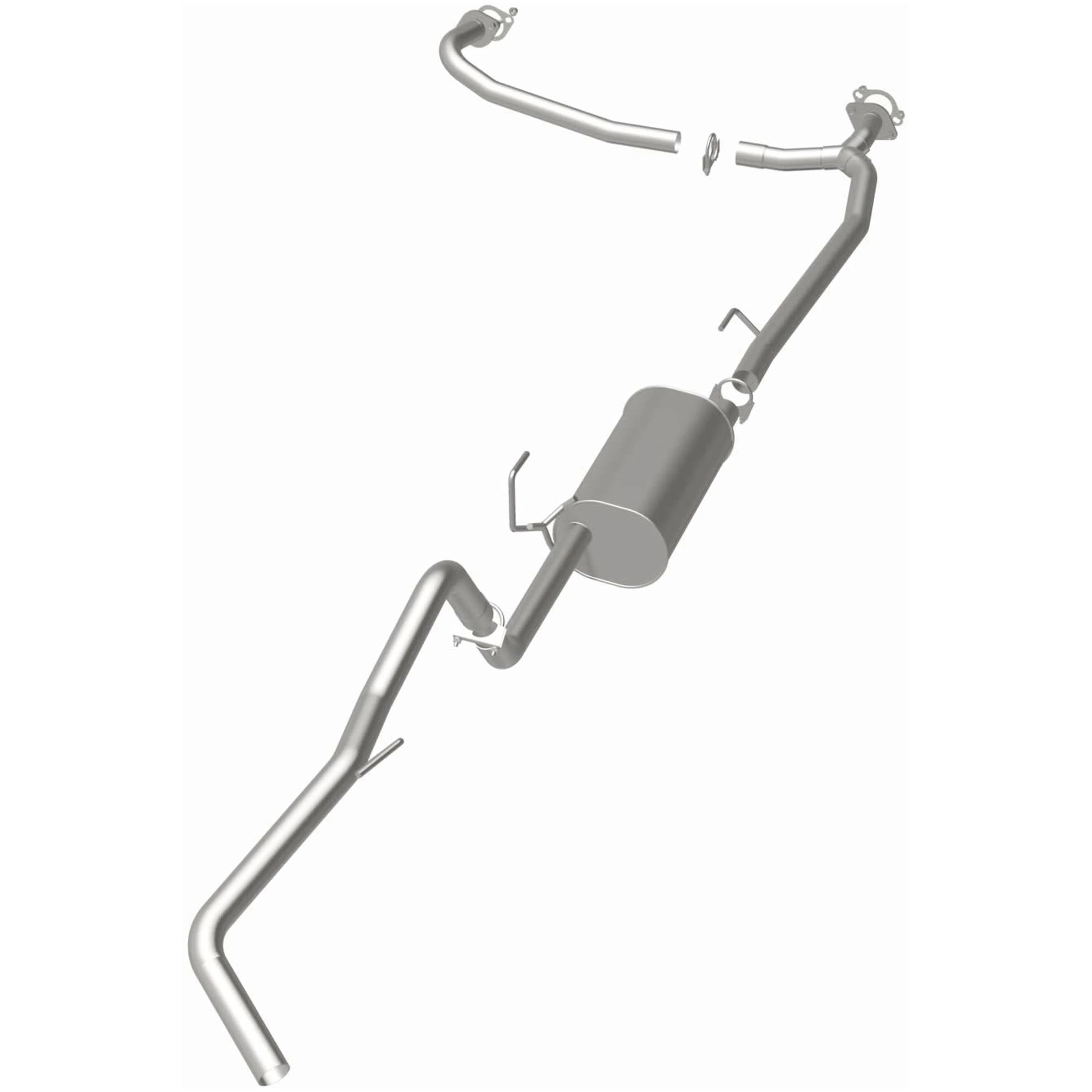 BRExhaust 2009-2012 Suzuki Equator 4.0L | 2007-2018 Nissan Frontier 4.0L Direct-Fit Exhaust System Kit 106-0144 - Image 3