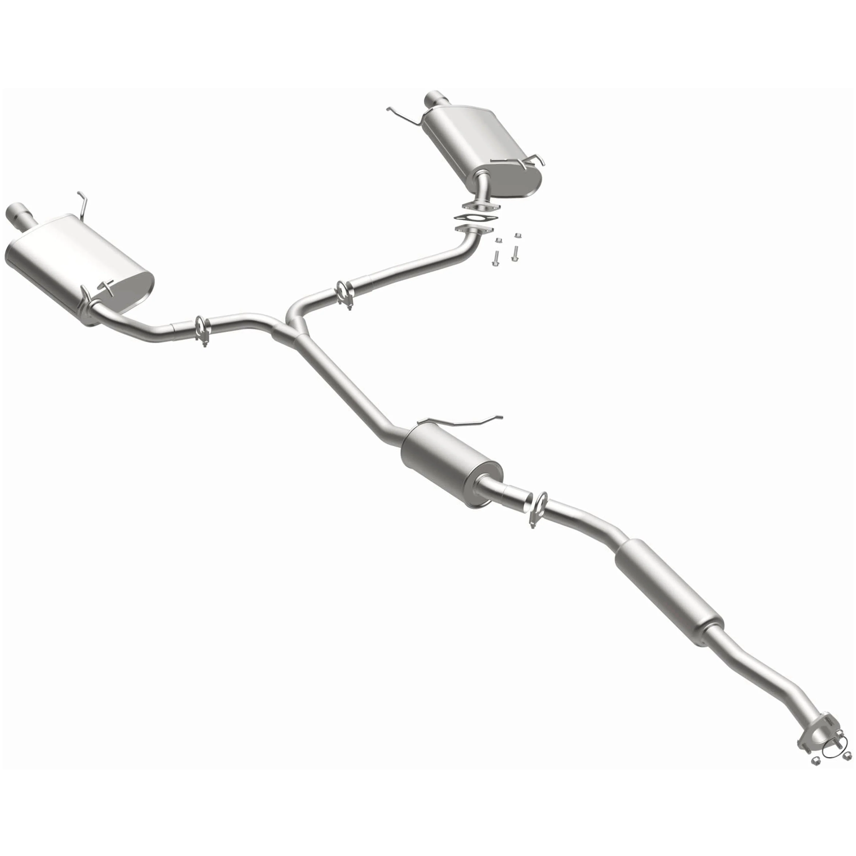 BRExhaust 2004-2008 Acura TSX 2.4L Direct-Fit Exhaust System Kit 106-0148 - Image 2