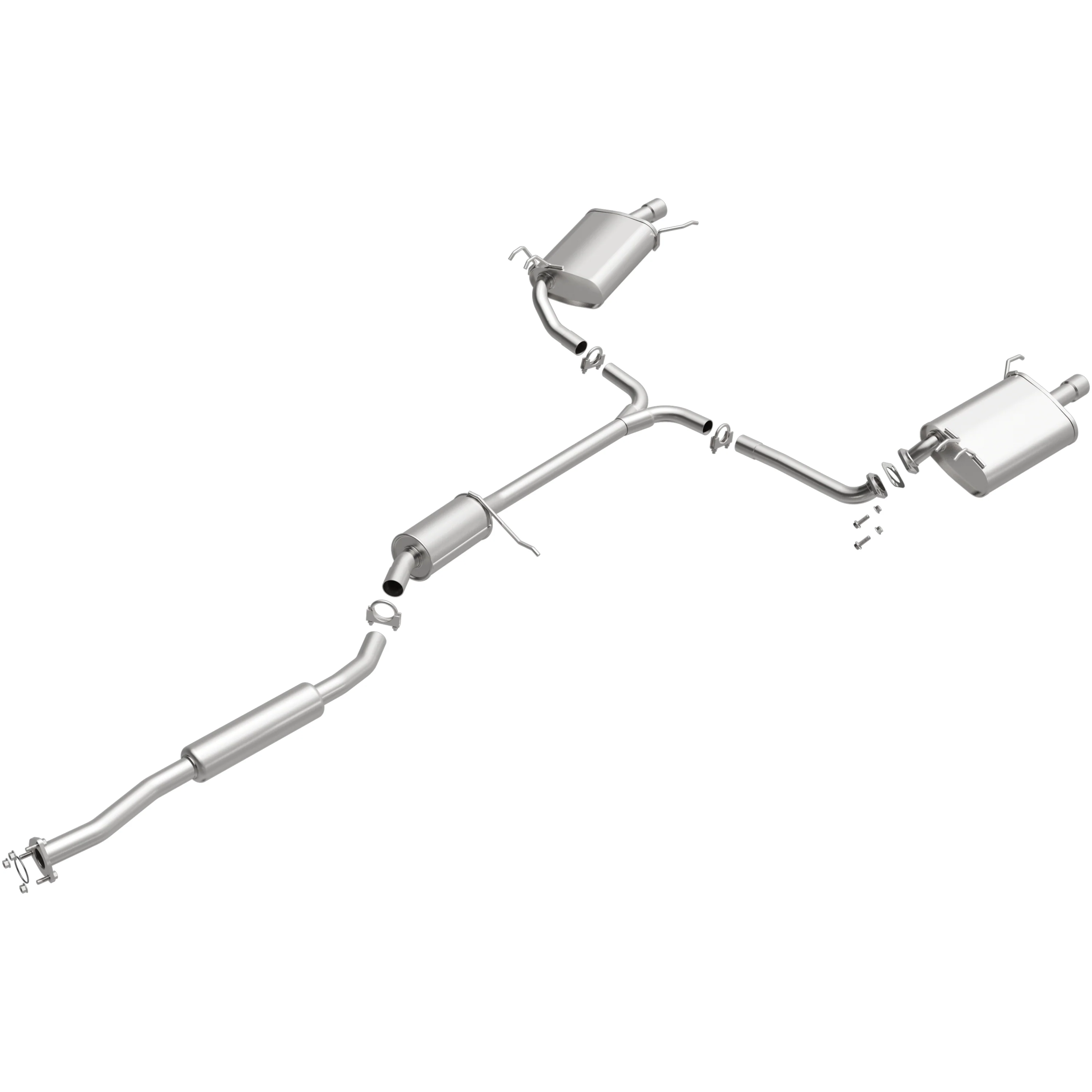 BRExhaust 2004-2008 Acura TSX 2.4L Direct-Fit Exhaust System Kit 106-0148 - Image 4