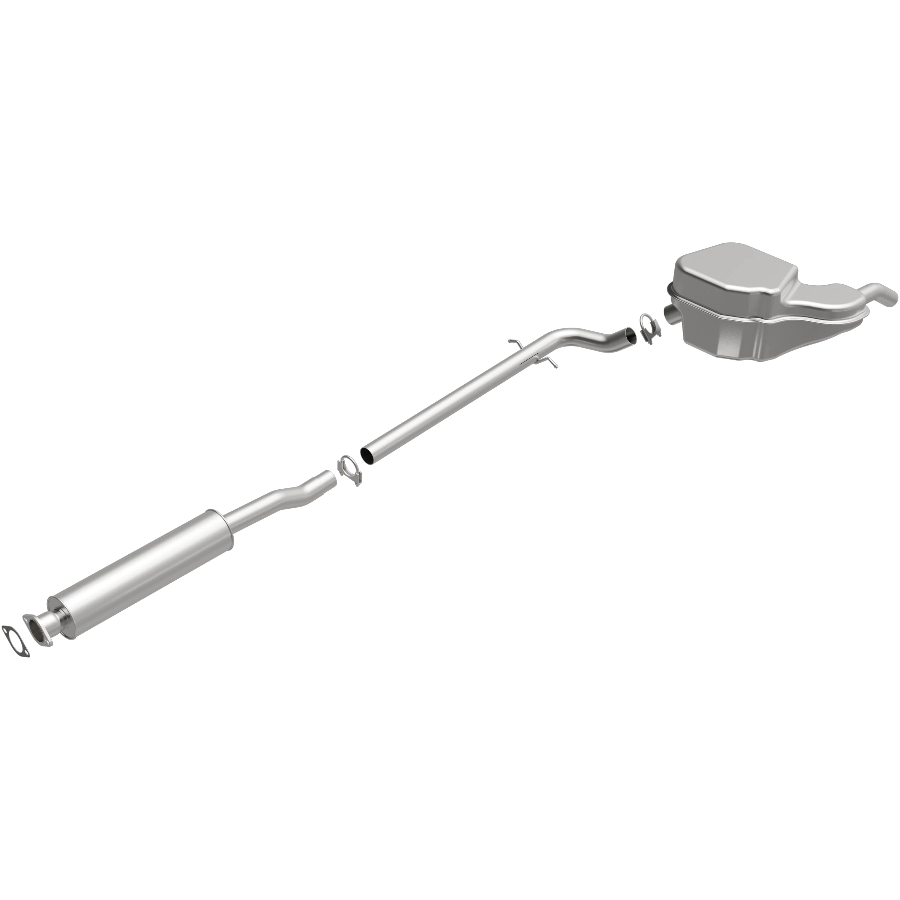 BRExhaust 2001-2004 Volvo V70 2.3L | 2001-2007 Volvo V70 2.4L Direct-Fit Exhaust System Kit 106-0150 - Image 2