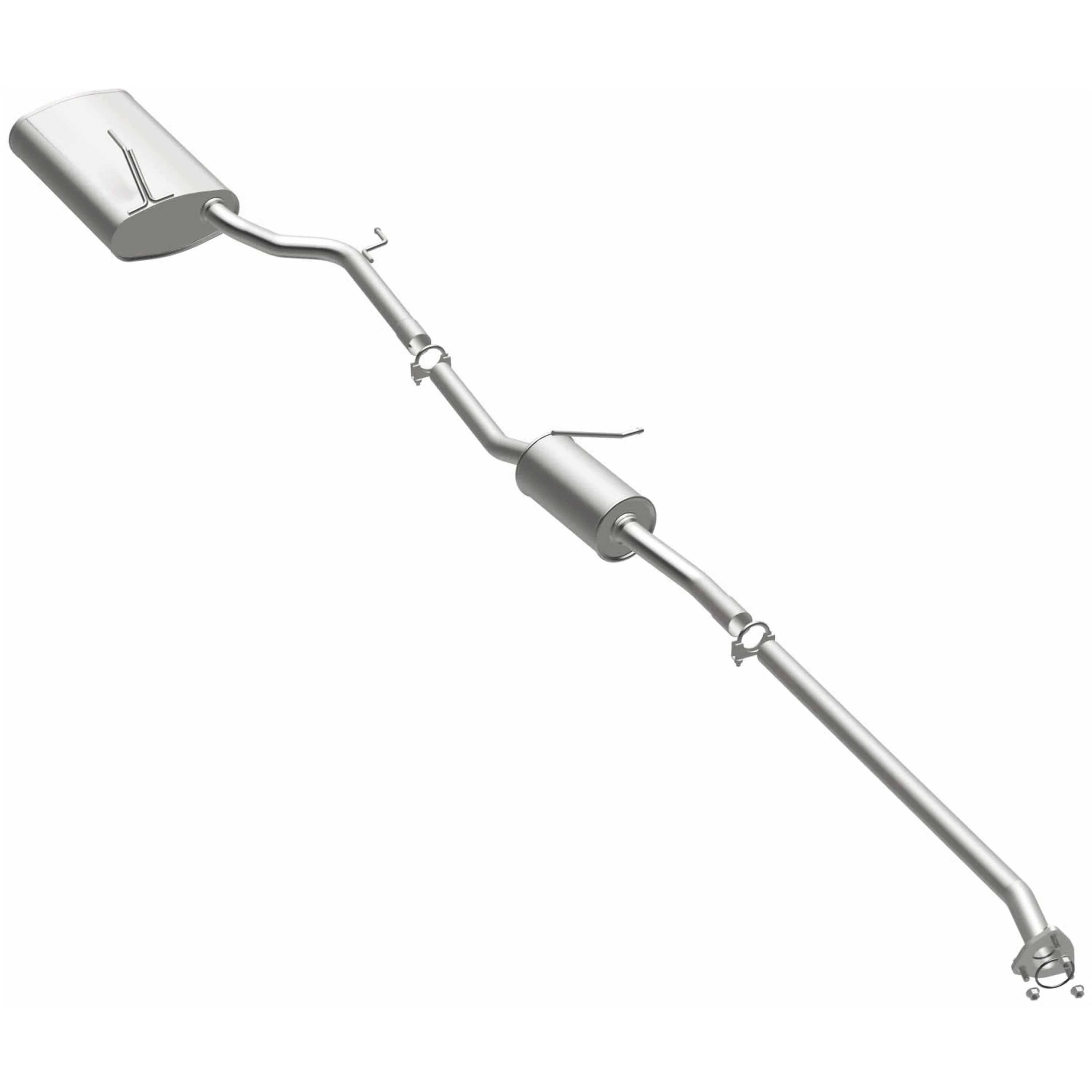 BRExhaust 2003-2007 Honda Accord 2.4L Direct-Fit Exhaust System Kit 106-0151 - Image 2