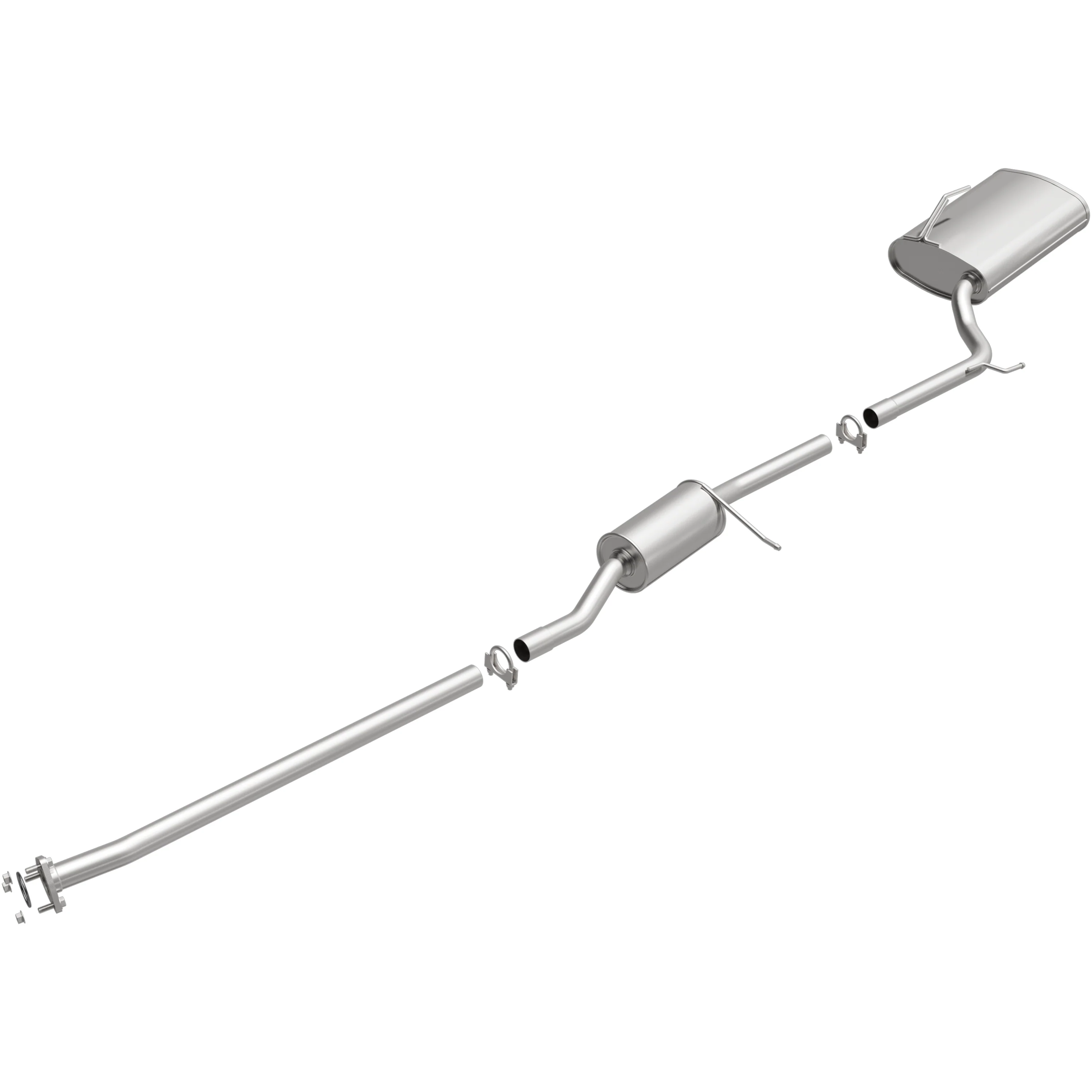 BRExhaust 2003-2007 Honda Accord 2.4L Direct-Fit Exhaust System Kit 106-0151 - Image 4