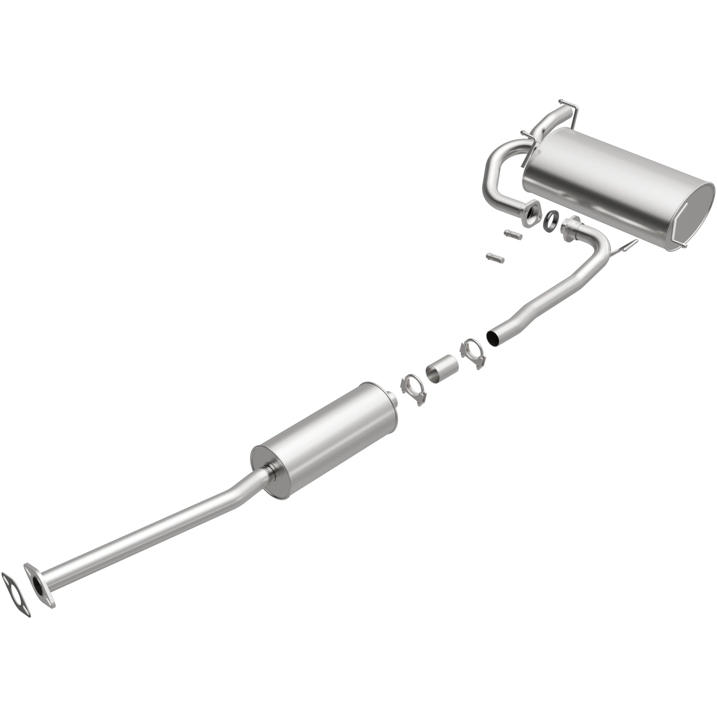 BRExhaust 2005-2006 Nissan X-Trail 2.5L Direct-Fit Exhaust System Kit 106-0155 - Image 4