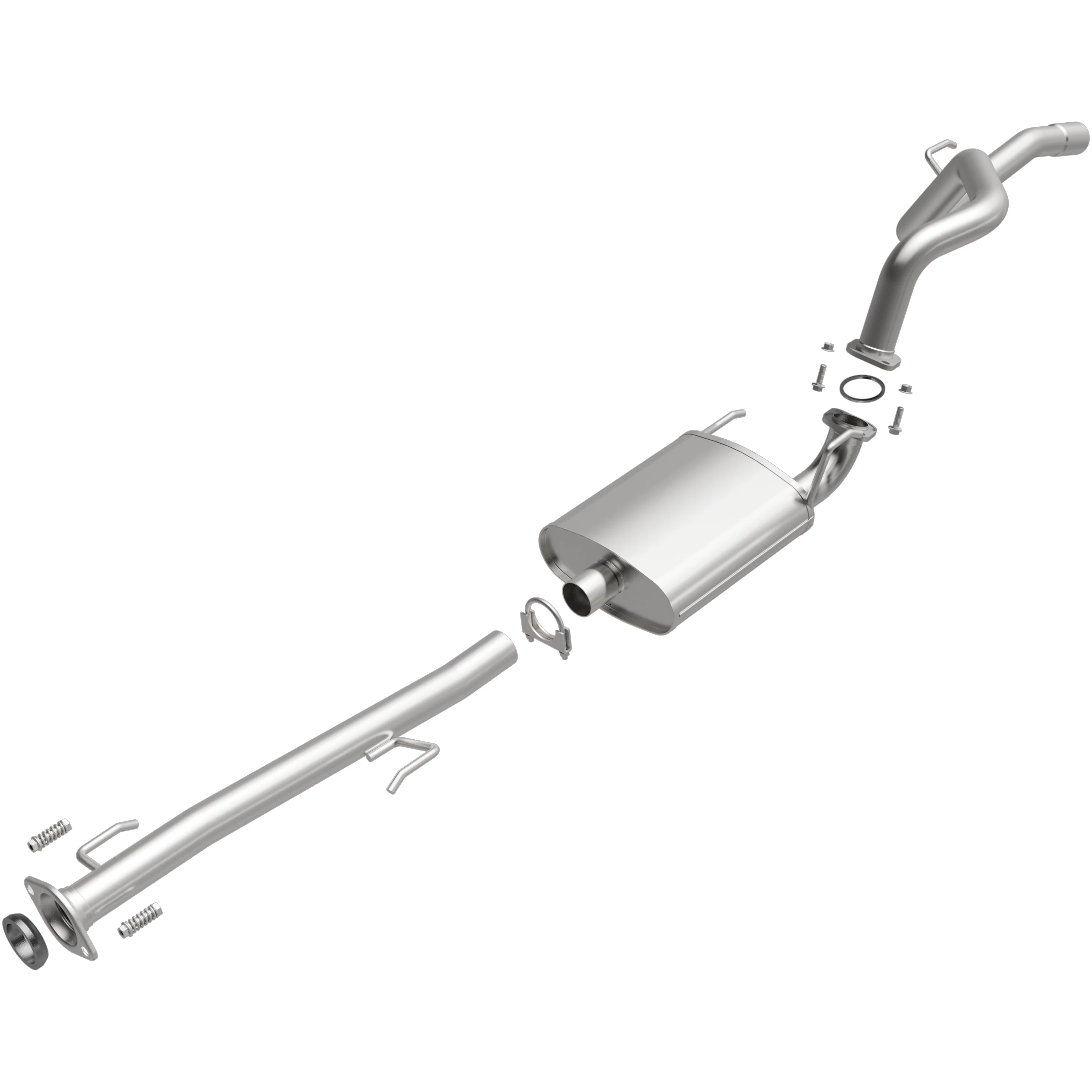 BRExhaust 2007-2014 Toyota FJ Cruiser 4.0L Direct-Fit Exhaust System Kit 106-0156 - Image 2