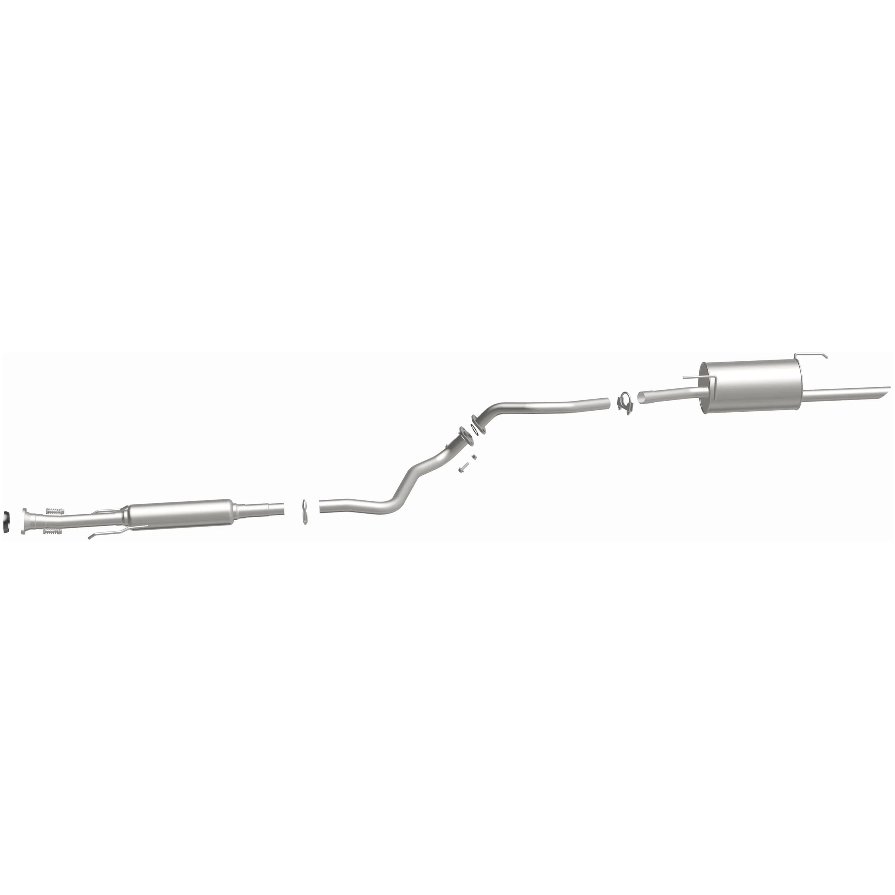 BRExhaust 2012-2017 Nissan Versa 1.6L Direct-Fit Exhaust System Kit 106-0157 - Image 5