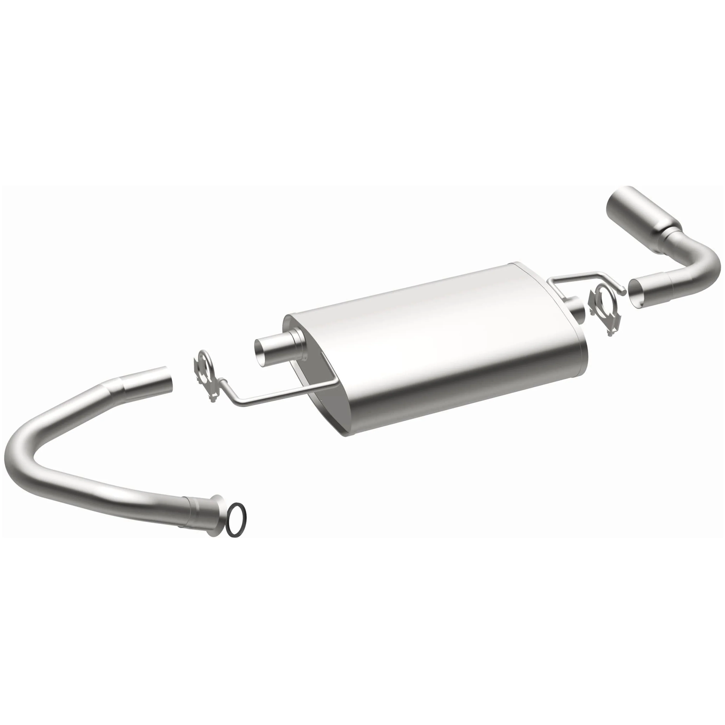 BRExhaust 2003-2006 Pontiac Vibe Base 1.8L | 2003-2006 Toyota Matrix 1.8L Direct-Fit Exhaust System Kit 106-0161 - Image 2