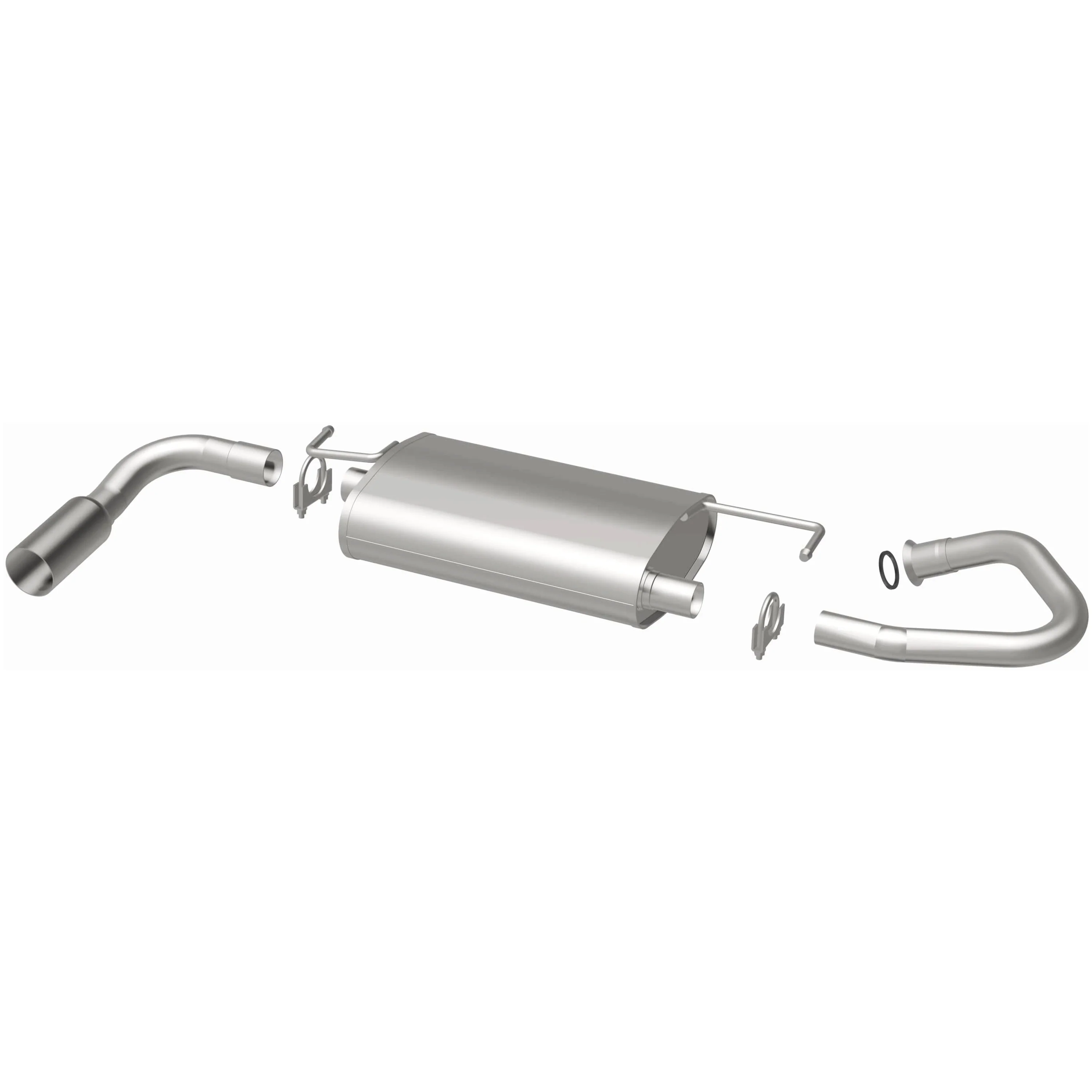 BRExhaust 2003-2006 Pontiac Vibe Base 1.8L | 2003-2006 Toyota Matrix 1.8L Direct-Fit Exhaust System Kit 106-0161 - Image 3