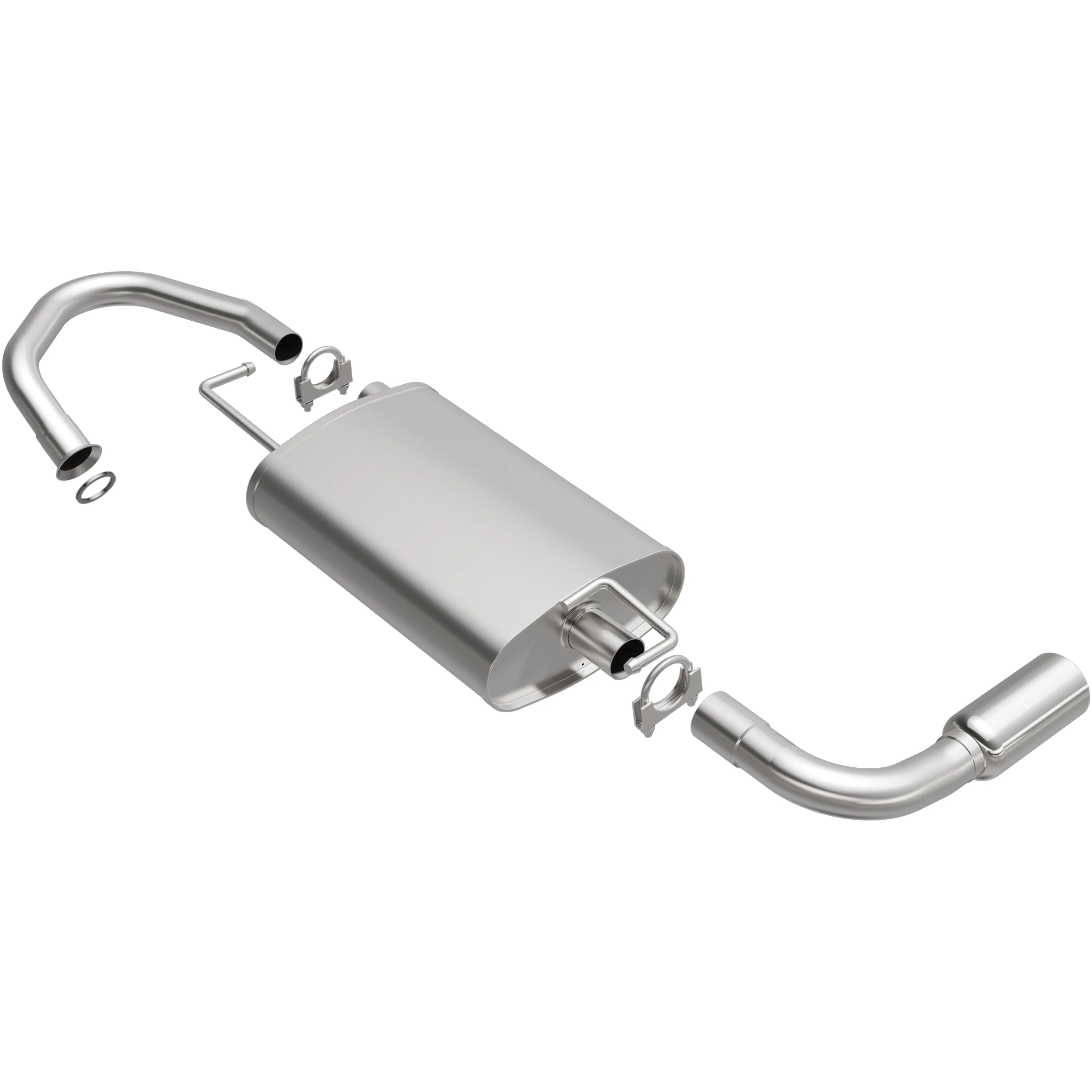 BRExhaust 2003-2006 Pontiac Vibe Base 1.8L | 2003-2006 Toyota Matrix 1.8L Direct-Fit Exhaust System Kit 106-0161 - Image 4