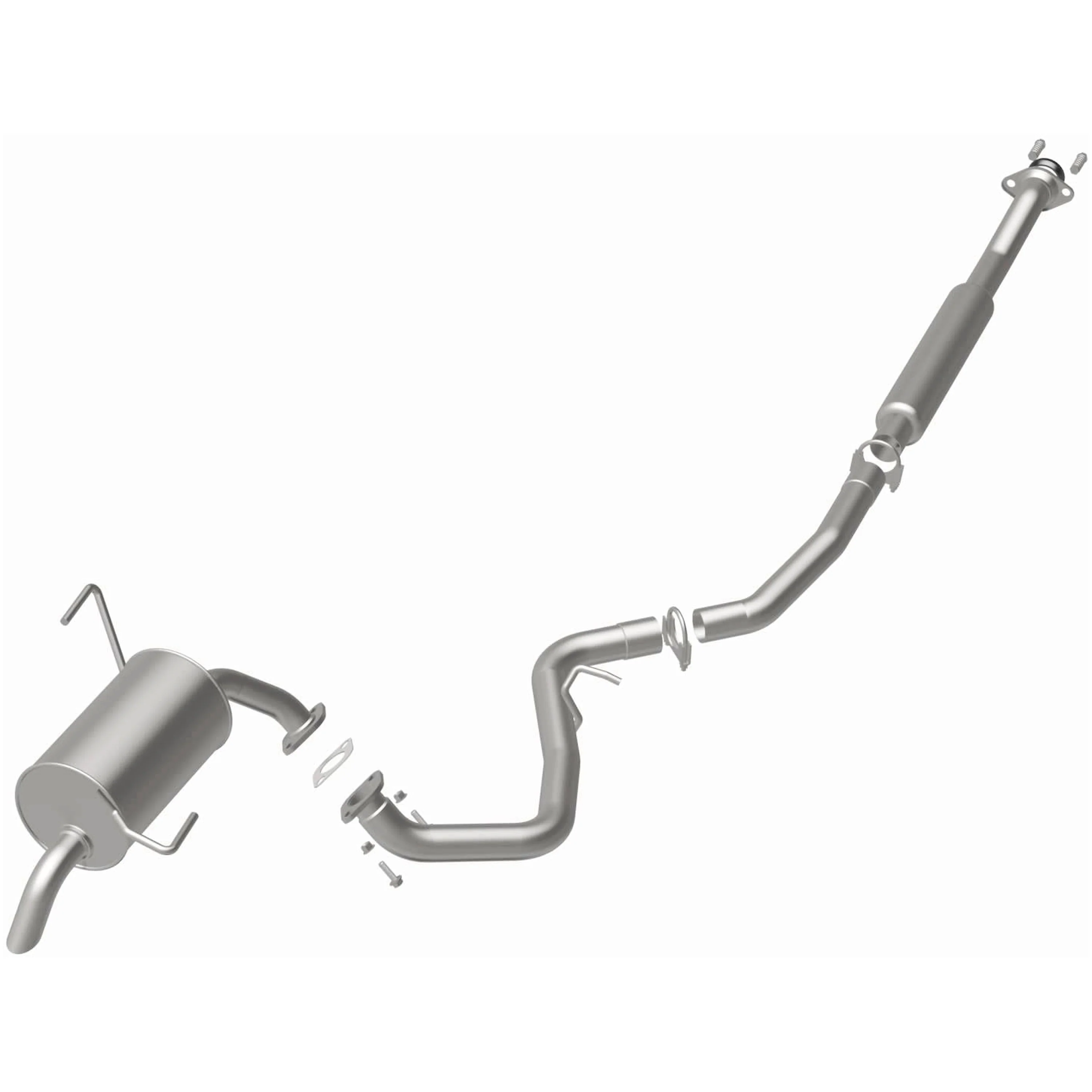 BRExhaust 2010-2019 Subaru Outback 2.5L Direct-Fit Exhaust System Kit 106-0162 - Image 3