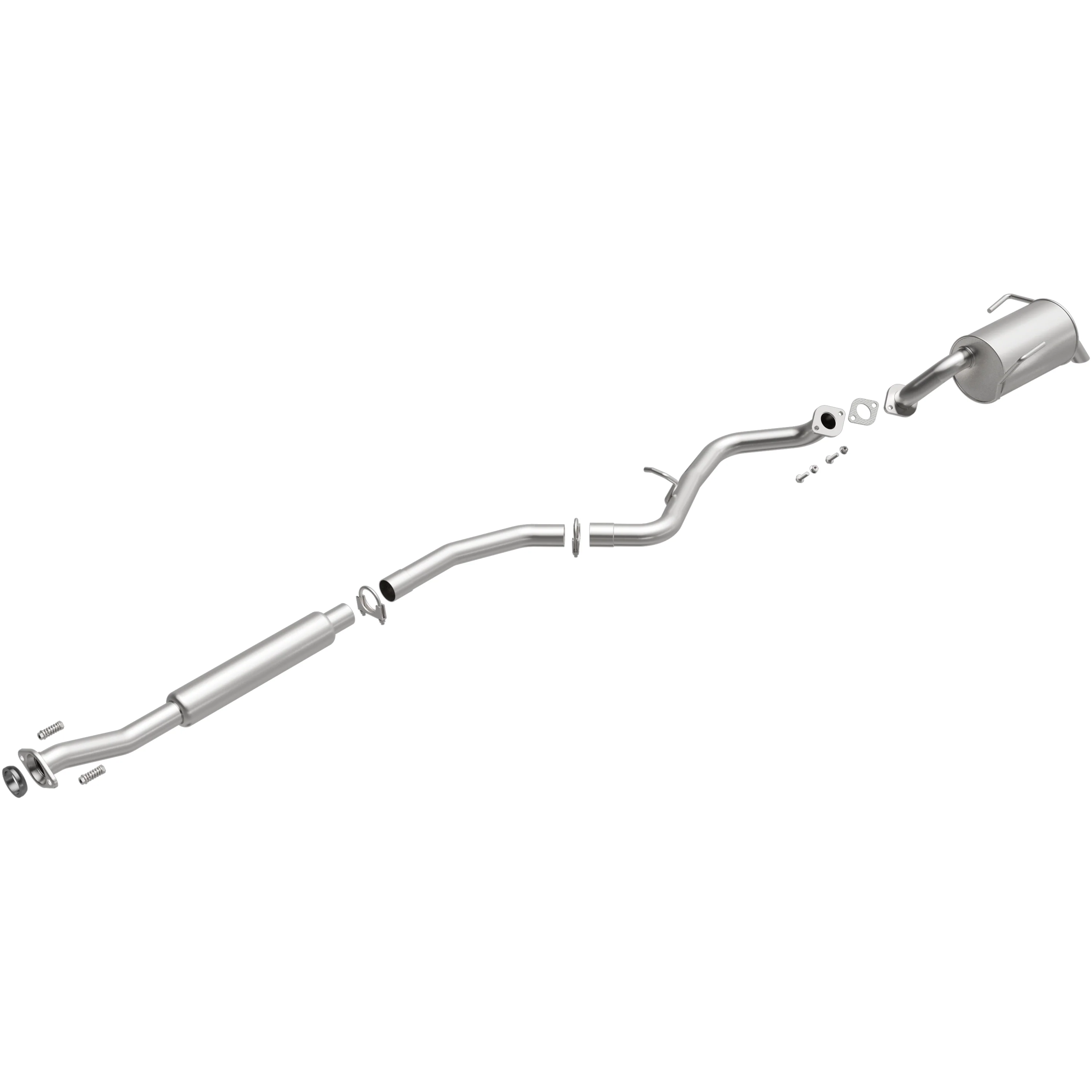 BRExhaust 2010-2019 Subaru Outback 2.5L Direct-Fit Exhaust System Kit 106-0162 - Image 4