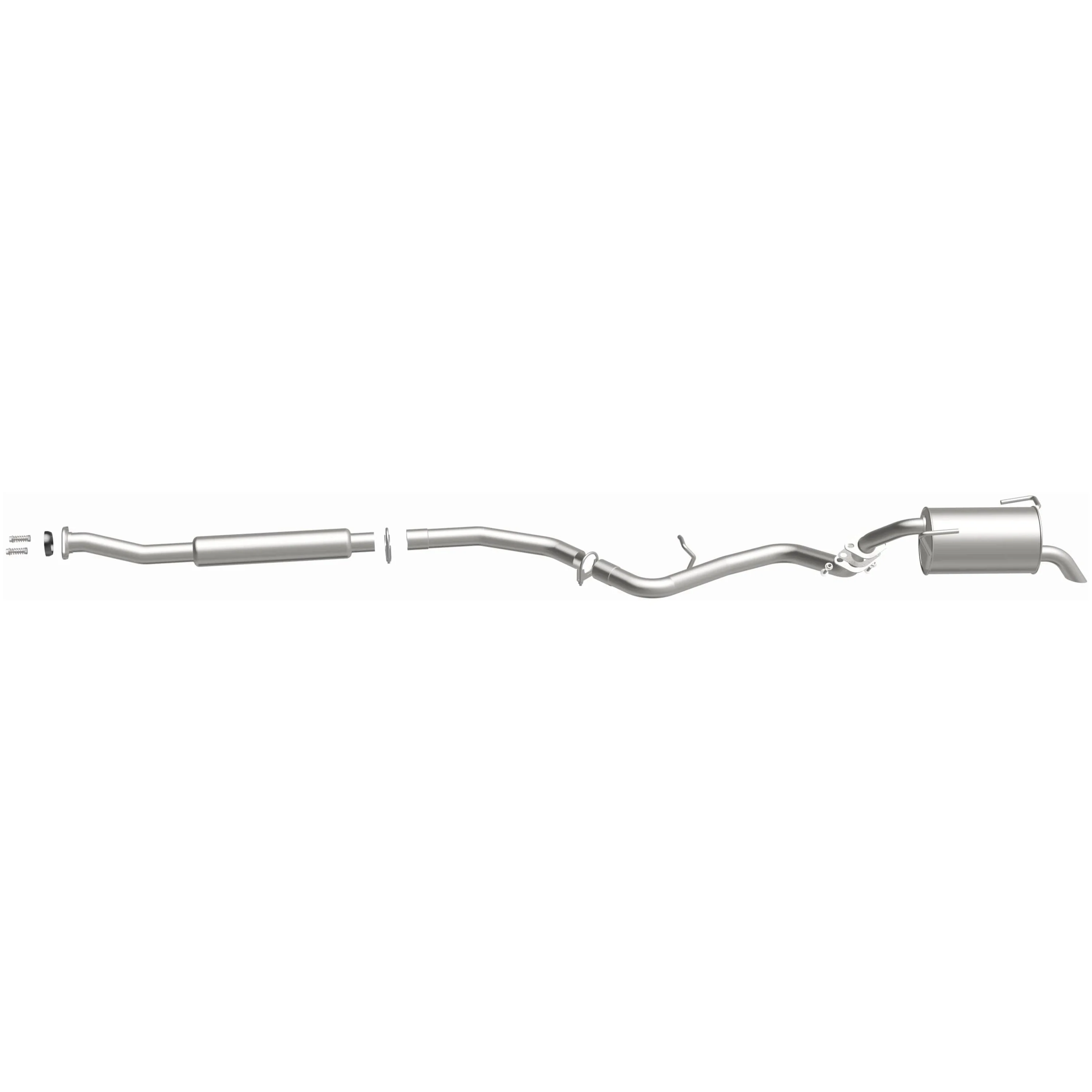 BRExhaust 2010-2019 Subaru Outback 2.5L Direct-Fit Exhaust System Kit 106-0162 - Image 5