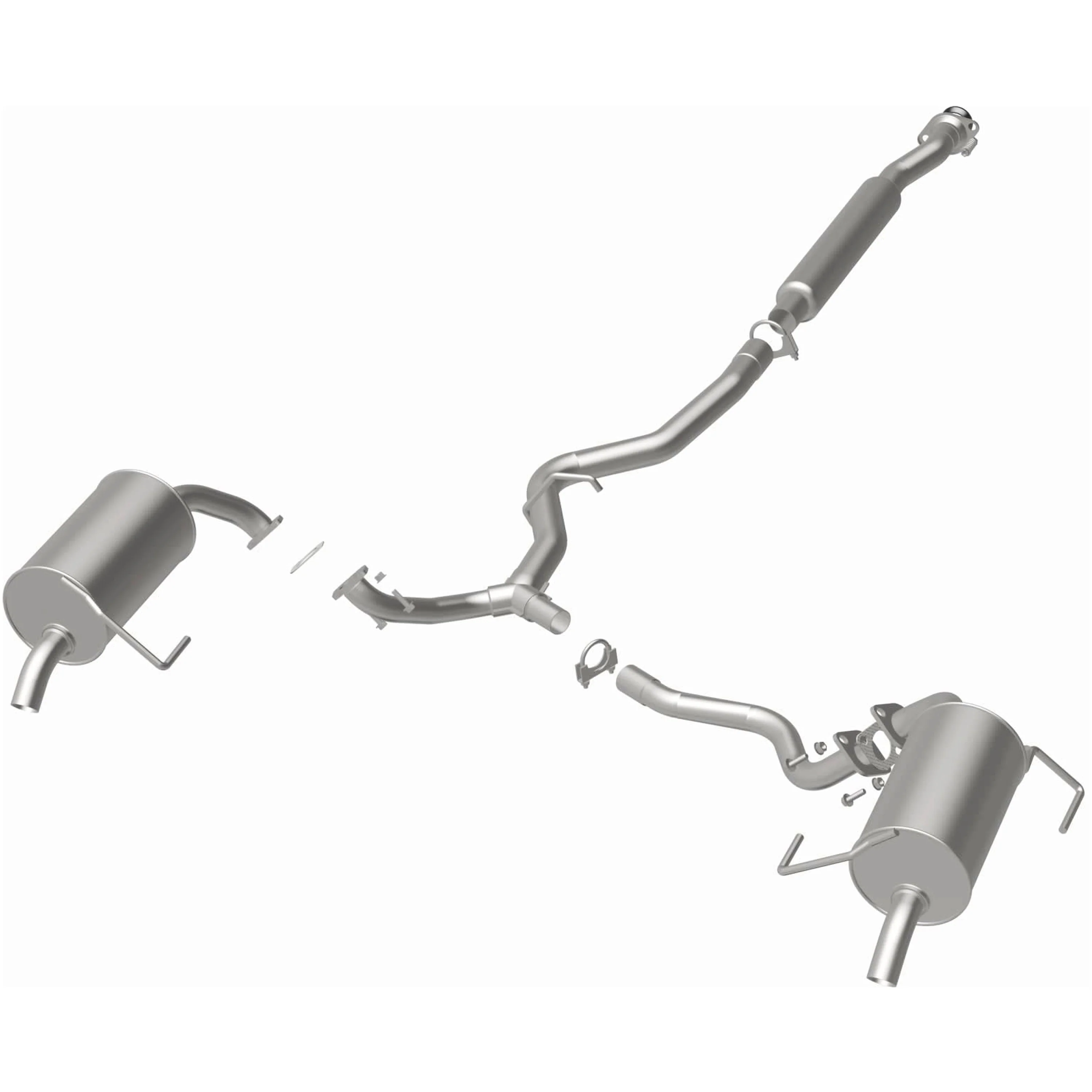 BRExhaust 2005-2007 Subaru Outback 3.0L Direct-Fit Exhaust System Kit 106-0163 - Image 3