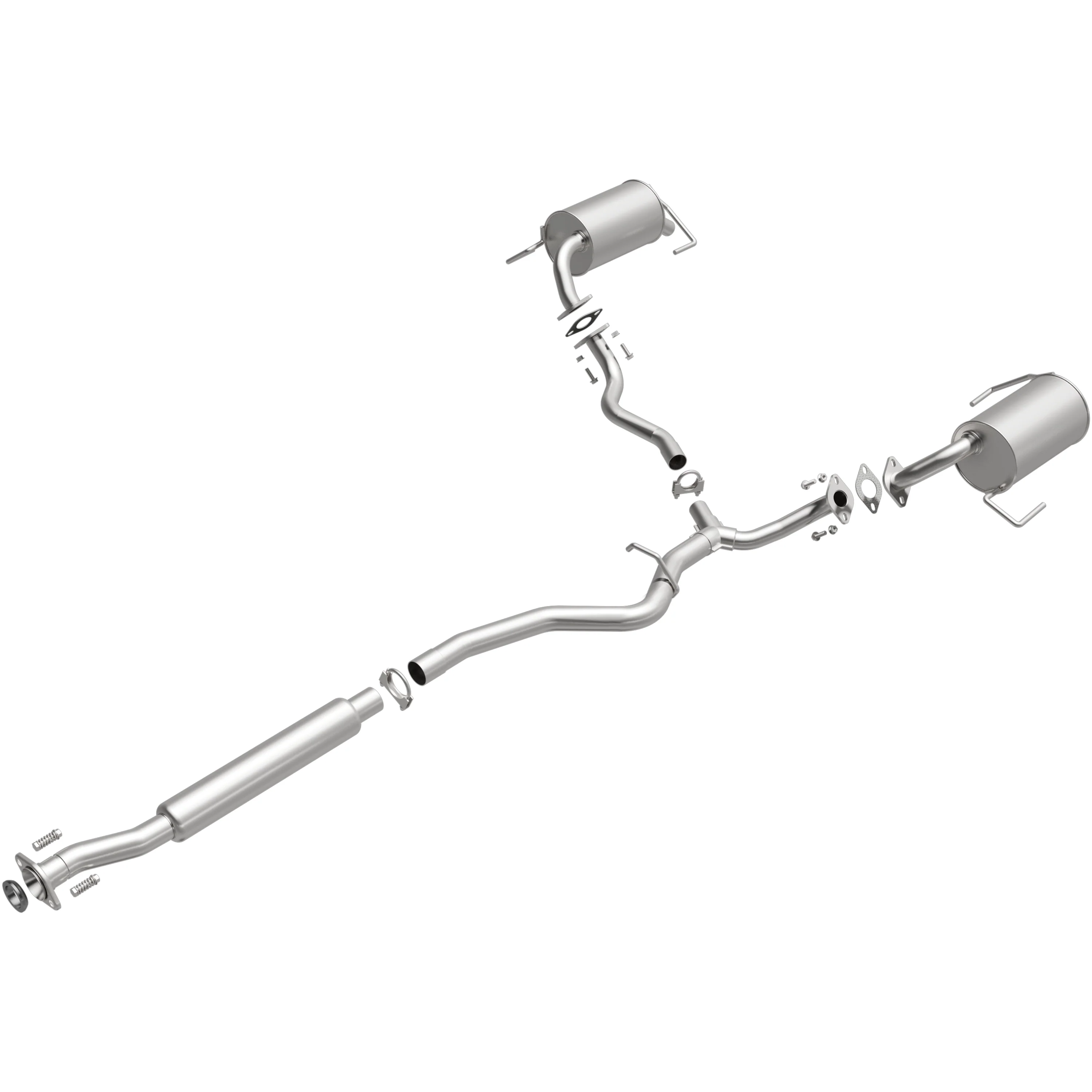 BRExhaust 2005-2007 Subaru Outback 3.0L Direct-Fit Exhaust System Kit 106-0163 - Image 4
