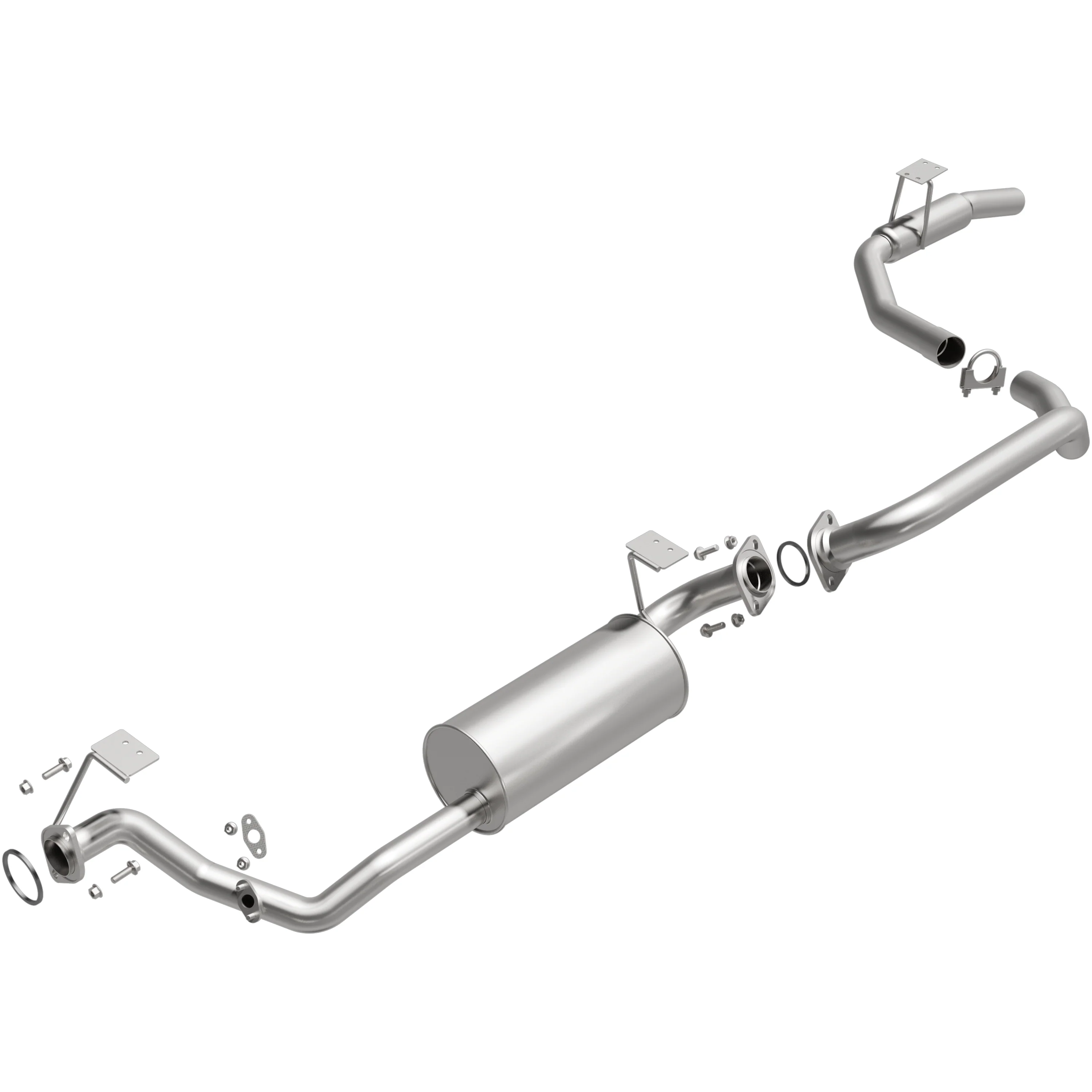 BRExhaust 1996-1997 Lexus LX450 4.5L | 1995-1997 Toyota Land Cruiser 4.5L Direct-Fit Exhaust System Kit 106-0165 - Image 4