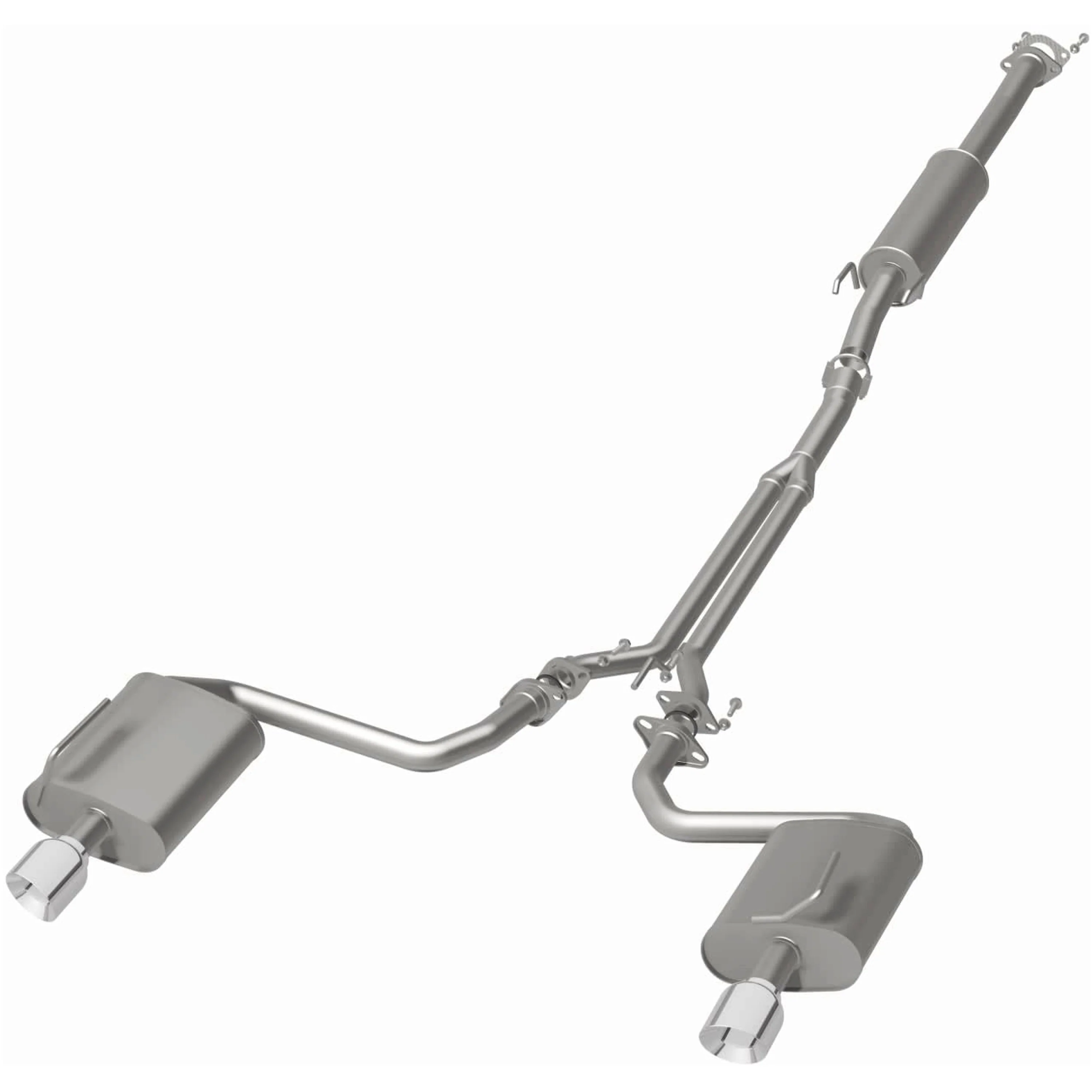 BRExhaust 2009-2017 Nissan Maxima 3.5L Direct-Fit Exhaust System Kit 106-0167 - Image 3