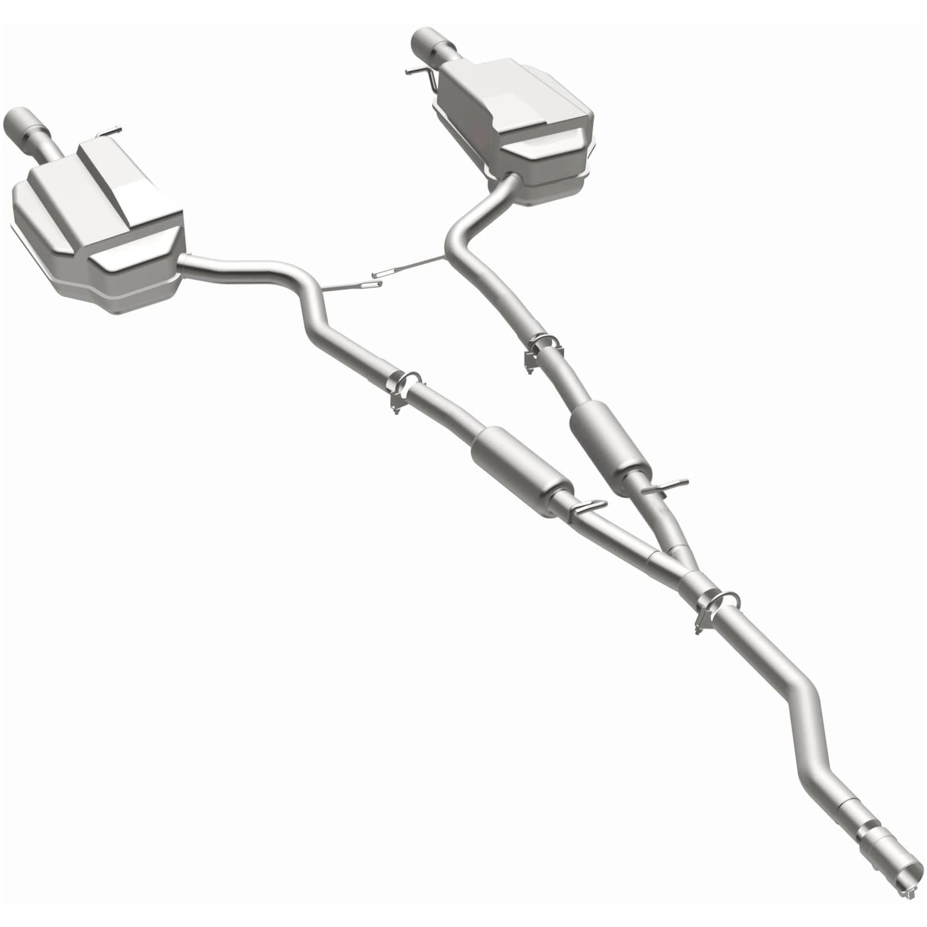BRExhaust 2005-2008 Audi A4 Quattro 2.0L Direct-Fit Exhaust System Kit 106-0169 - Image 2