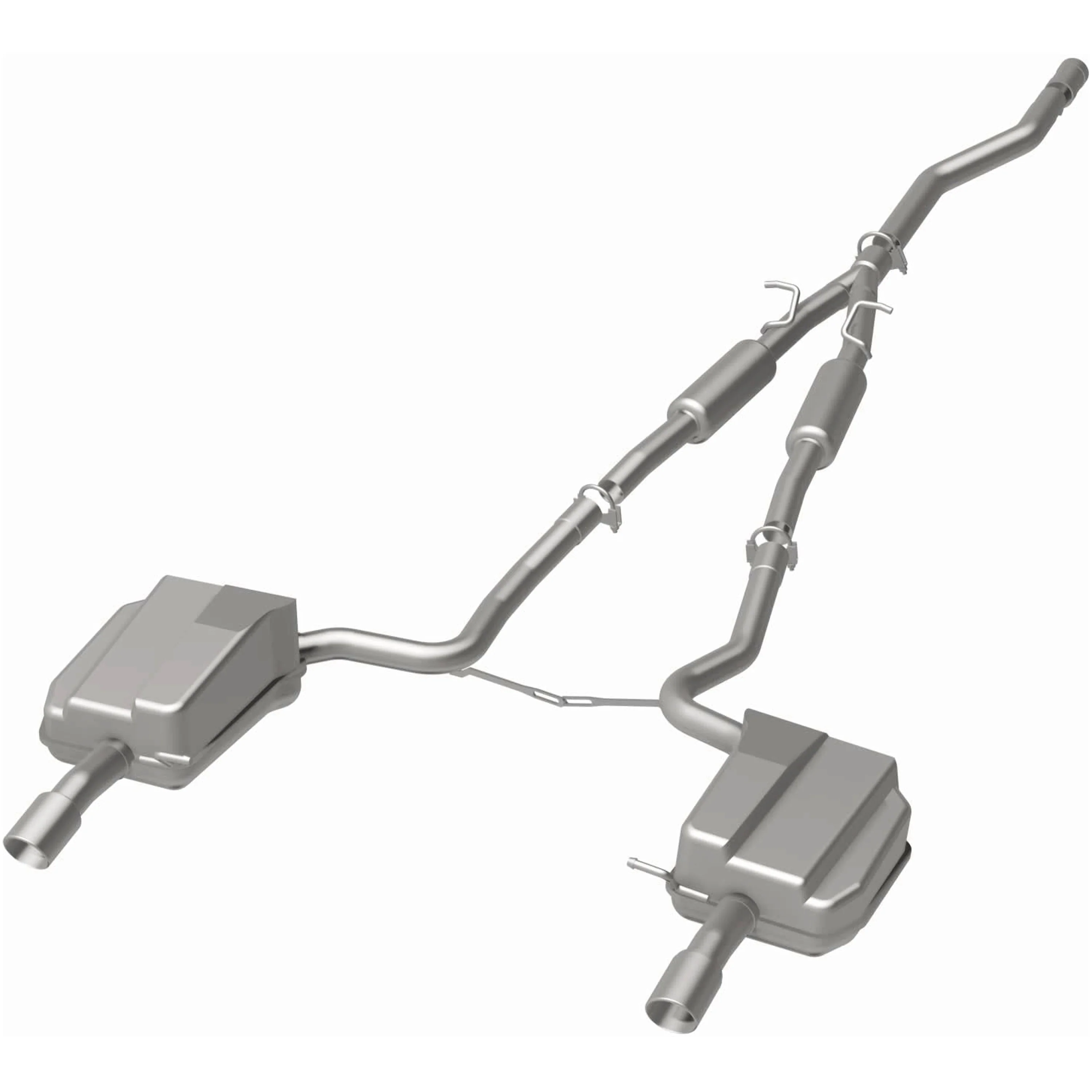 BRExhaust 2005-2008 Audi A4 Quattro 2.0L Direct-Fit Exhaust System Kit 106-0169 - Image 3