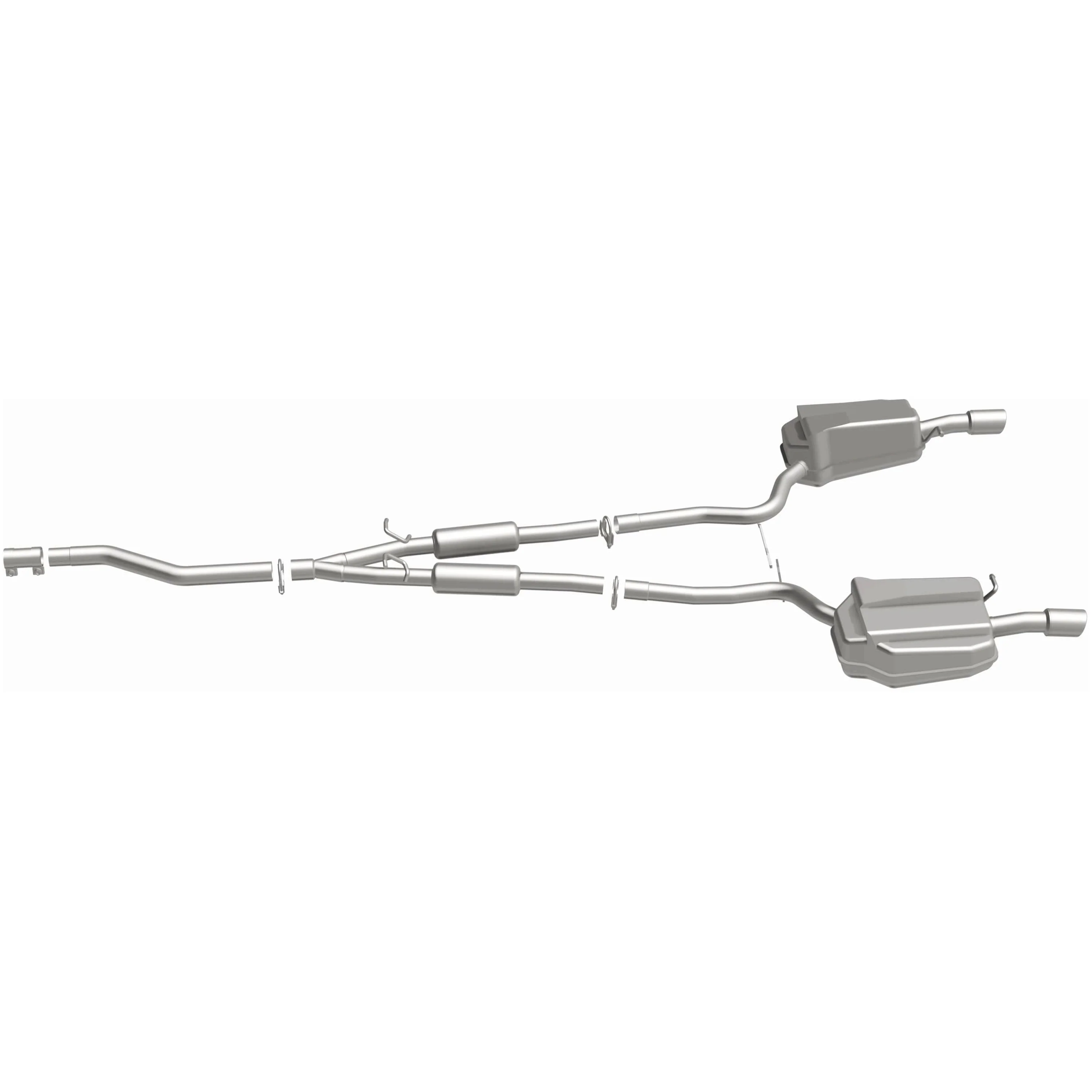 BRExhaust 2005-2008 Audi A4 Quattro 2.0L Direct-Fit Exhaust System Kit 106-0169 - Image 5