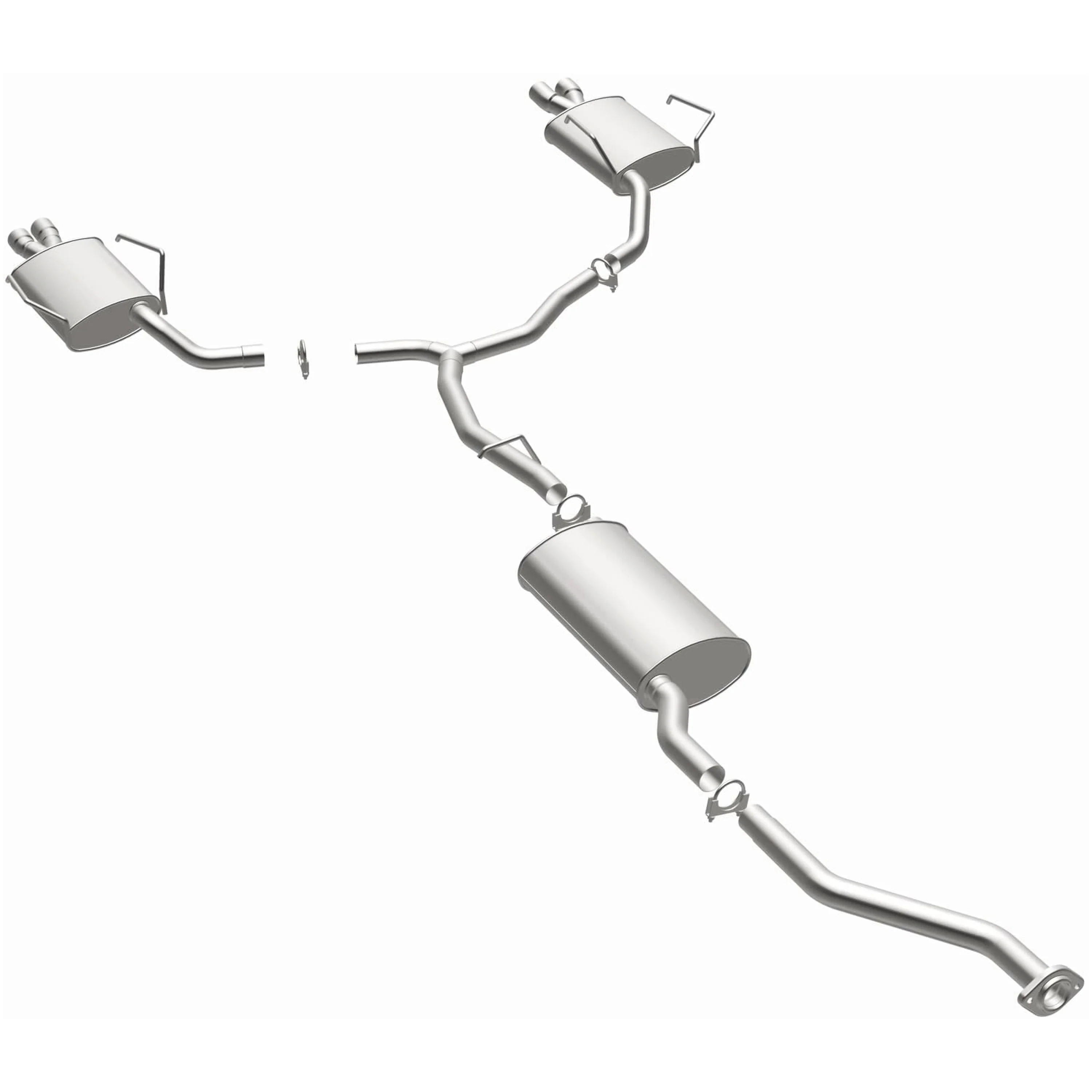 BRExhaust 2007-2008 GMC Acadia 3.6L | 2007-2008 Saturn Outlook 3.6L Direct-Fit Exhaust System Kit 106-0170 - Image 2